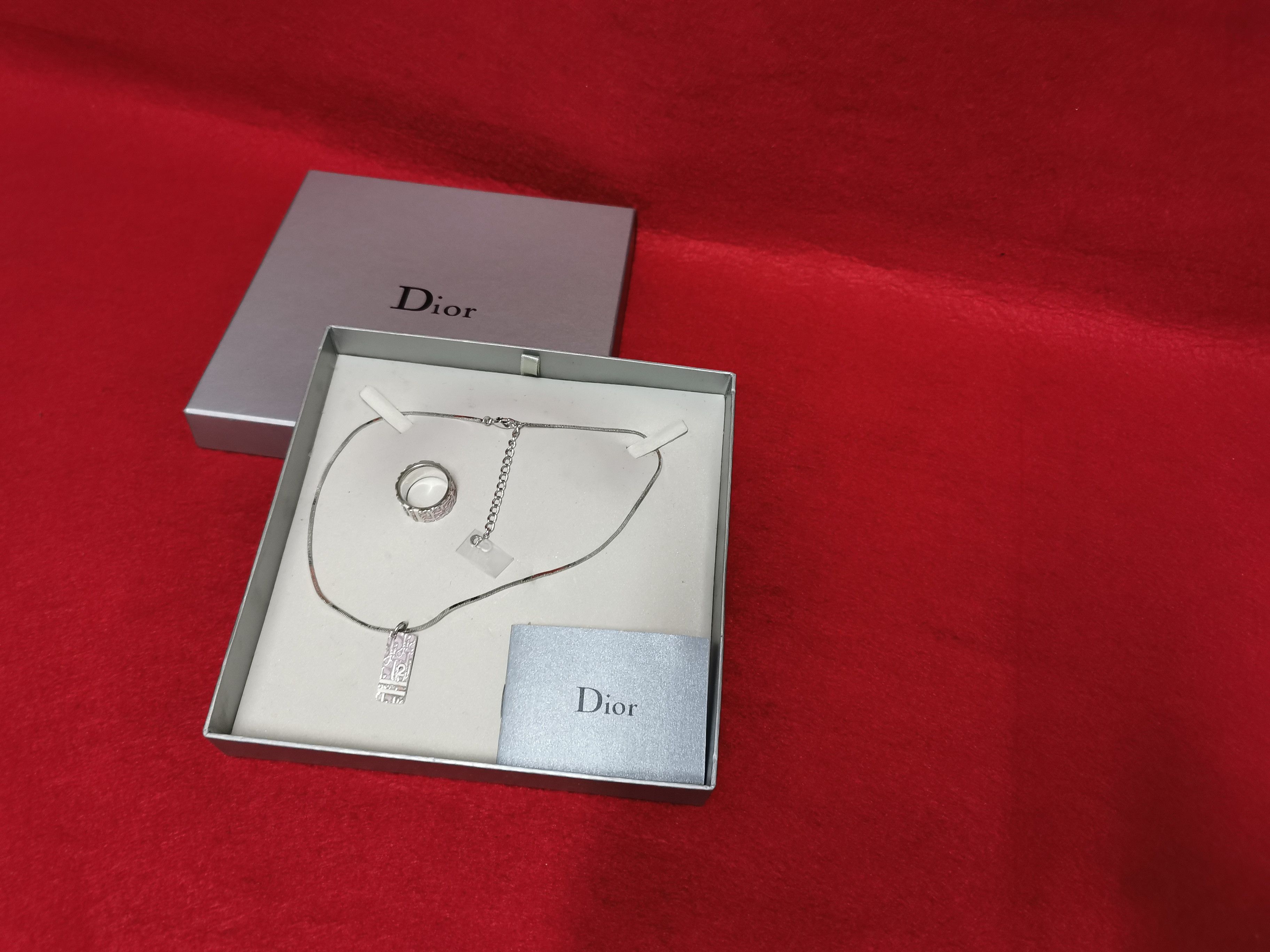 Dior Christian Dior Trotter Necklace Ring Size ONE SIZE - 1 Thumbnail