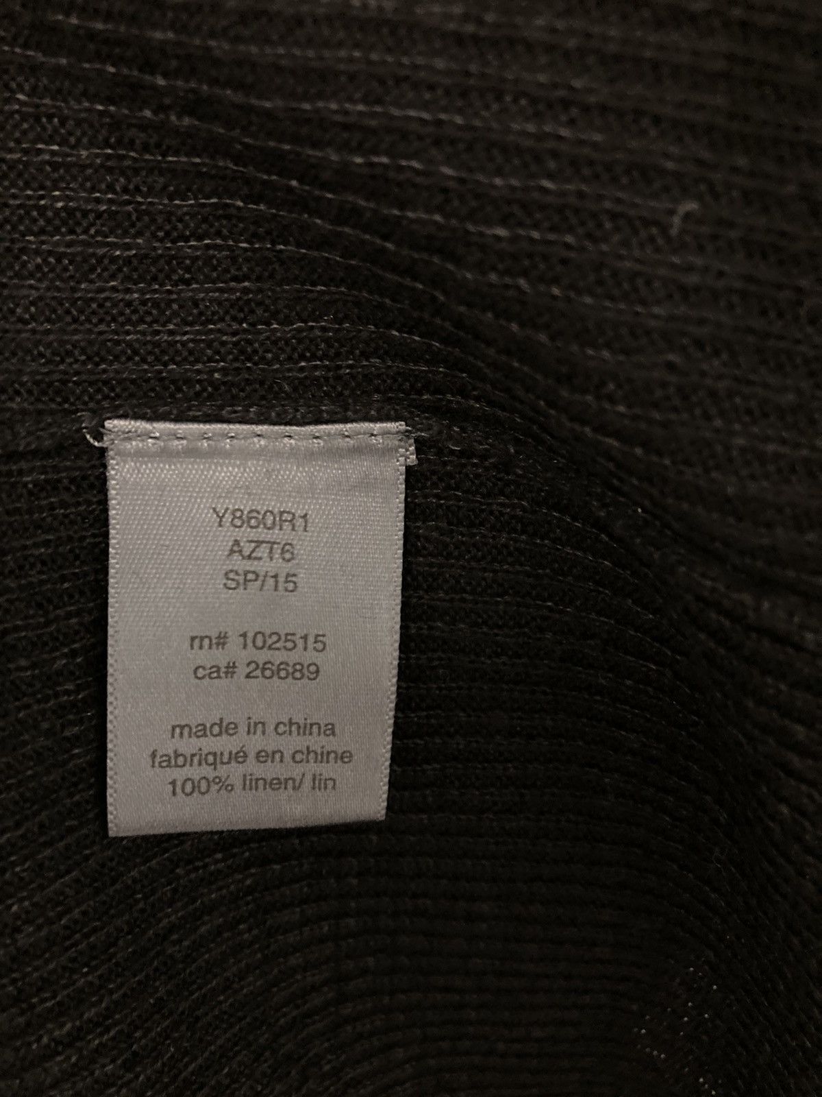 John Varvatos Linen Henley. Medium Size US M / EU 48-50 / 2 - 4 Thumbnail