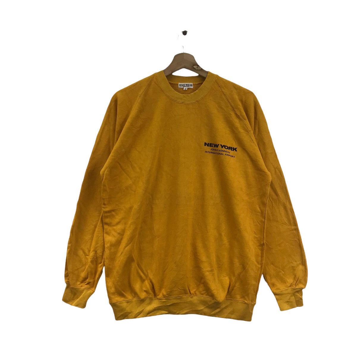Vintage JOHN F KENNEDY International Airport New York Sweatshirt Size US M / EU 48-50 / 2 - 1 Thumbnail