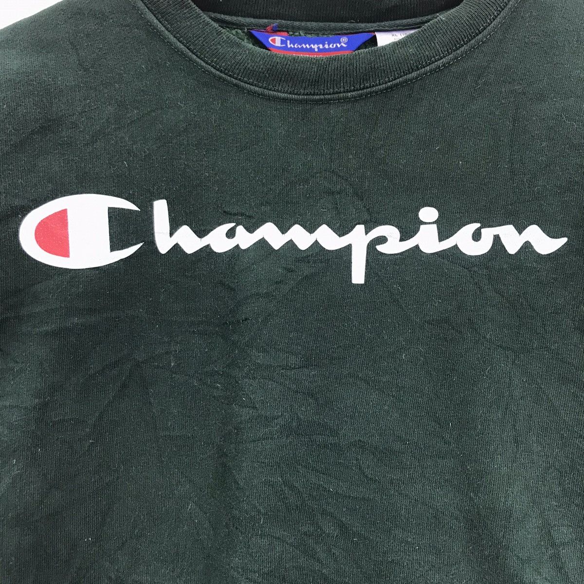 Champion Vintage CHAMPION SCRIPT USA Big Logo Sportswear Sweatshirt Size US XL / EU 56 / 4 - 3 Thumbnail