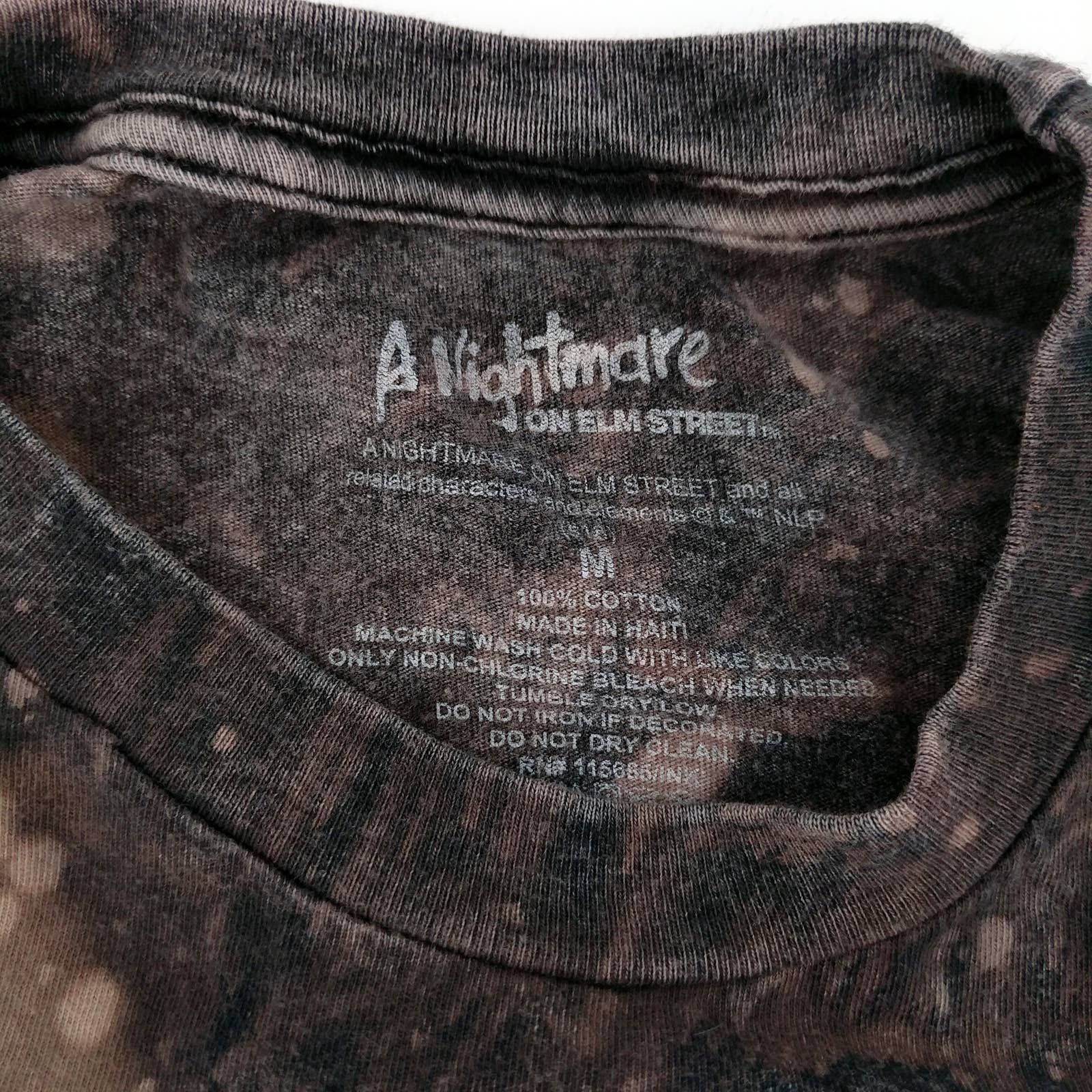 Other Freddy Krueger Follow Your Dreams Custom Acid Wash T-Shirt Size US M / EU 48-50 / 2 - 4 Thumbnail