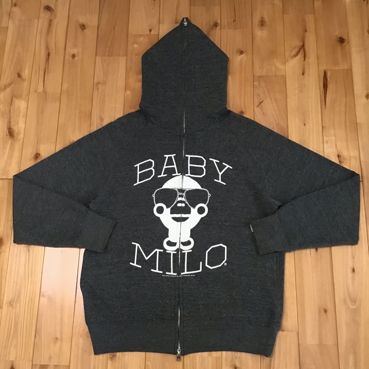 Bape BAPE Sunglasses Milo Full Zip Hoodie Gray Size US S / EU 44-46 / 1 - 1 Thumbnail