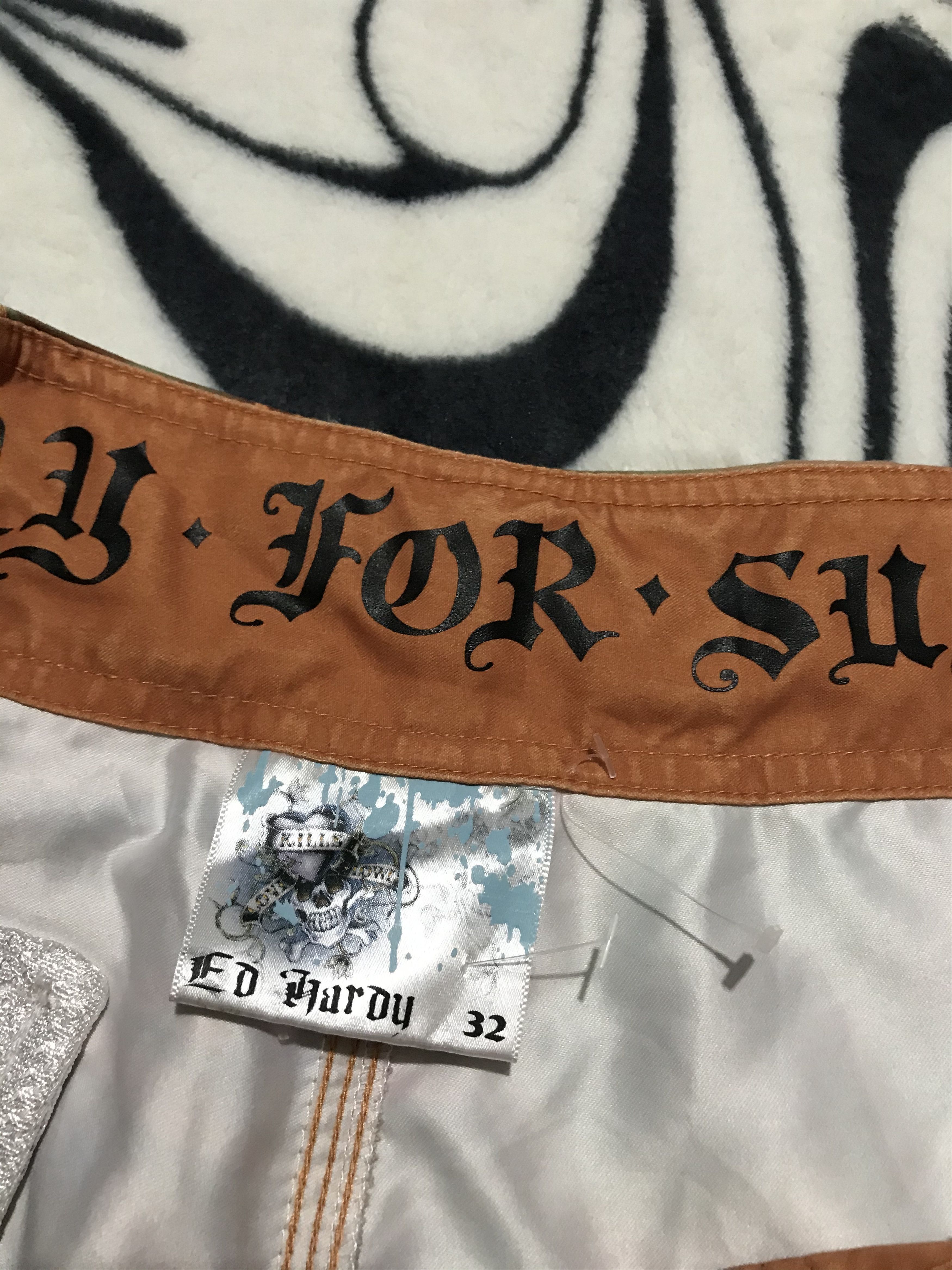 Christian Audigier × Ed Hardy ED HARDY BY CHRISTIAN AUDIGIER Swim Shorts Size US 32 / EU 48 - 7 Thumbnail
