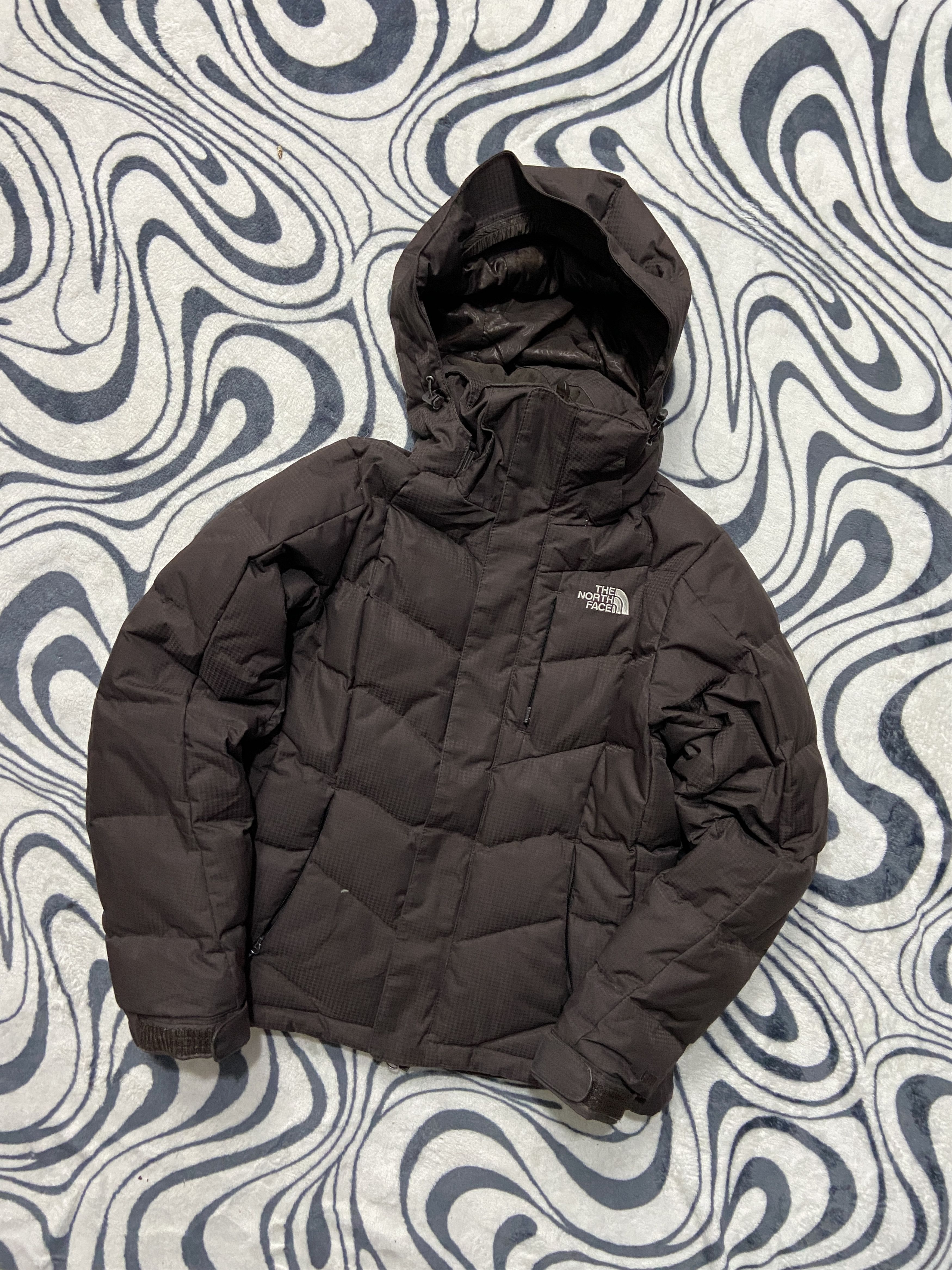 The North Face The North Face Puffer Jacket Brown Womens Ski Size US XS / EU 42 / 0 - 1 Thumbnail