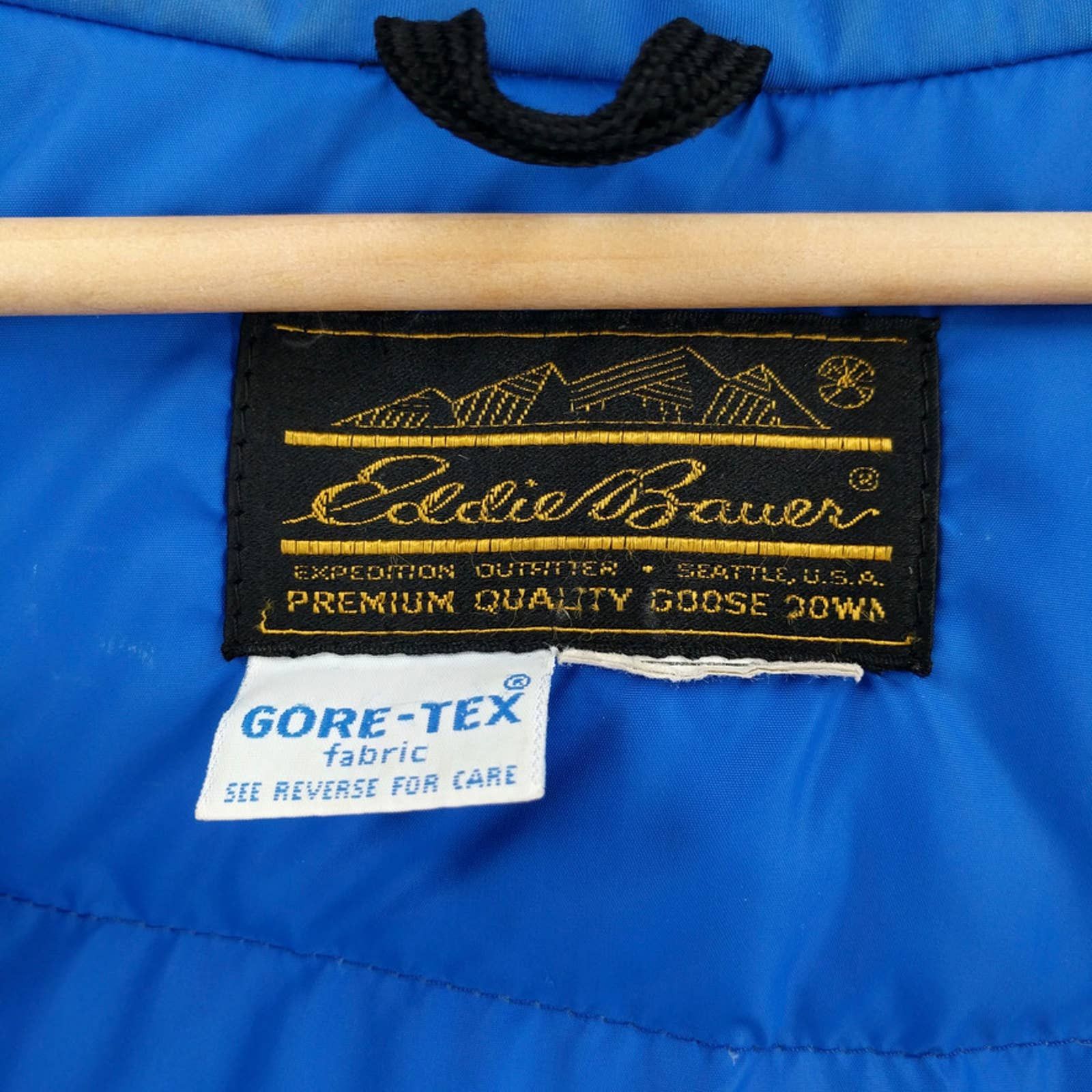 Eddie Bauer × Goretex × Vintage Vintage Eddie Bauer Goose Down Gore-Tex Puffer Ski Jacket L Size US L / EU 52-54 / 3 - 9 Thumbnail