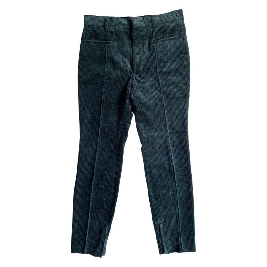 Haider Ackermann FW15 Haider Ackermann Green Corduroy Skinny Pants Size US 31 - 2 Thumbnail