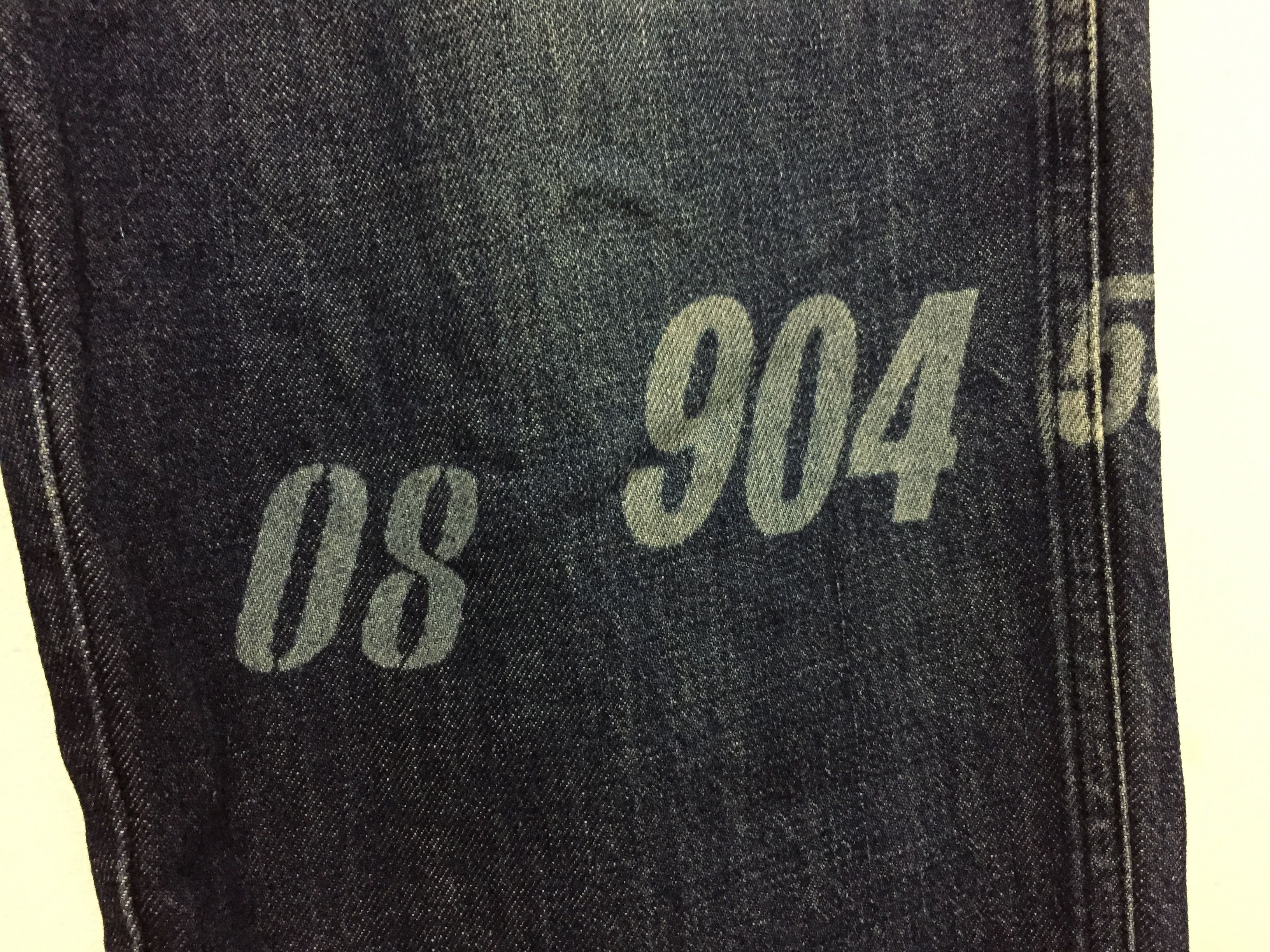 Comme des Garcons Homme Plus A/W 2005 Homme Plus IDG denim numbered print pants Size US 30 / EU 46 - 5 Thumbnail