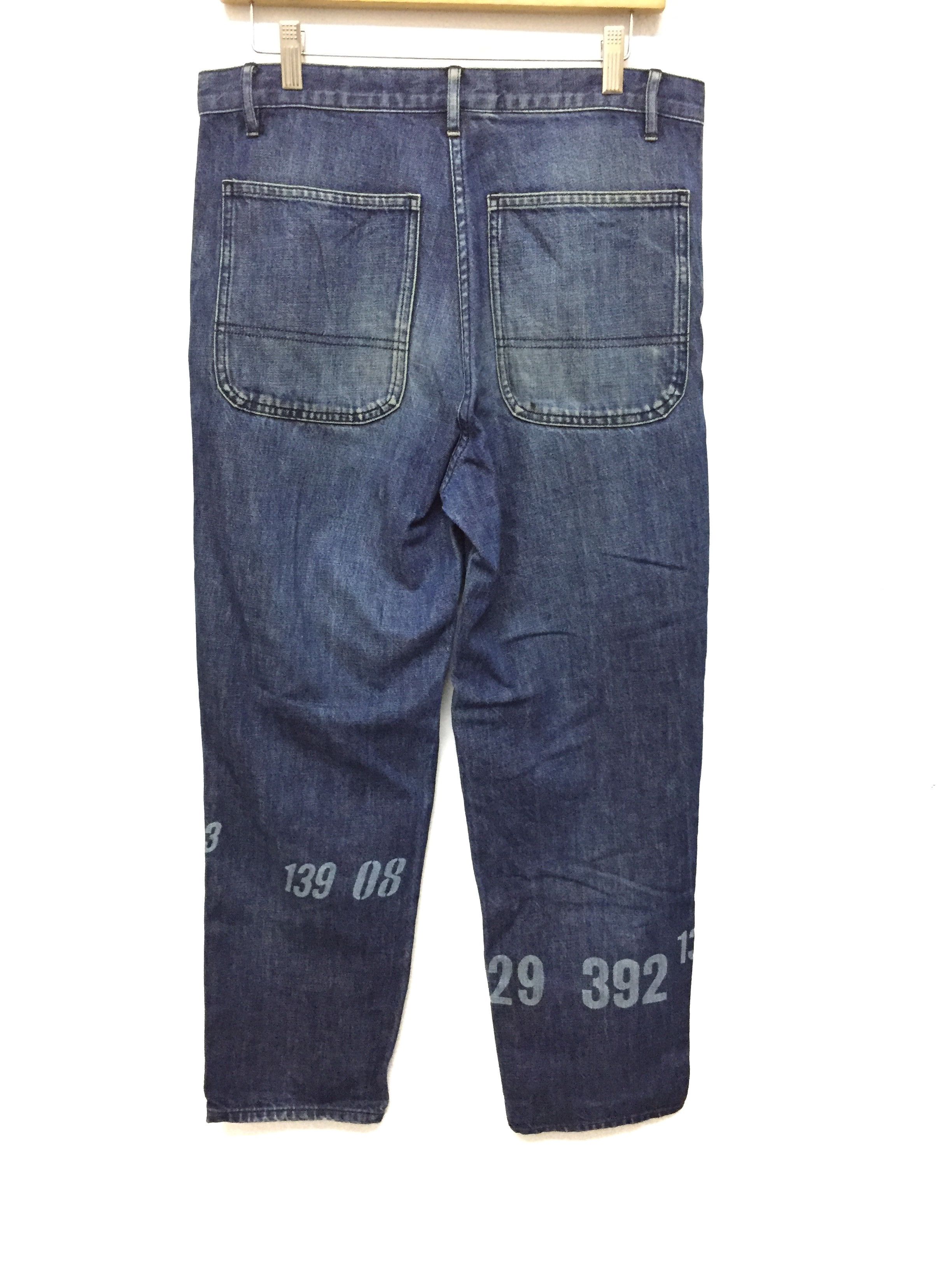 Comme des Garcons Homme Plus A/W 2005 Homme Plus IDG denim numbered print pants Size US 30 / EU 46 - 6 Thumbnail