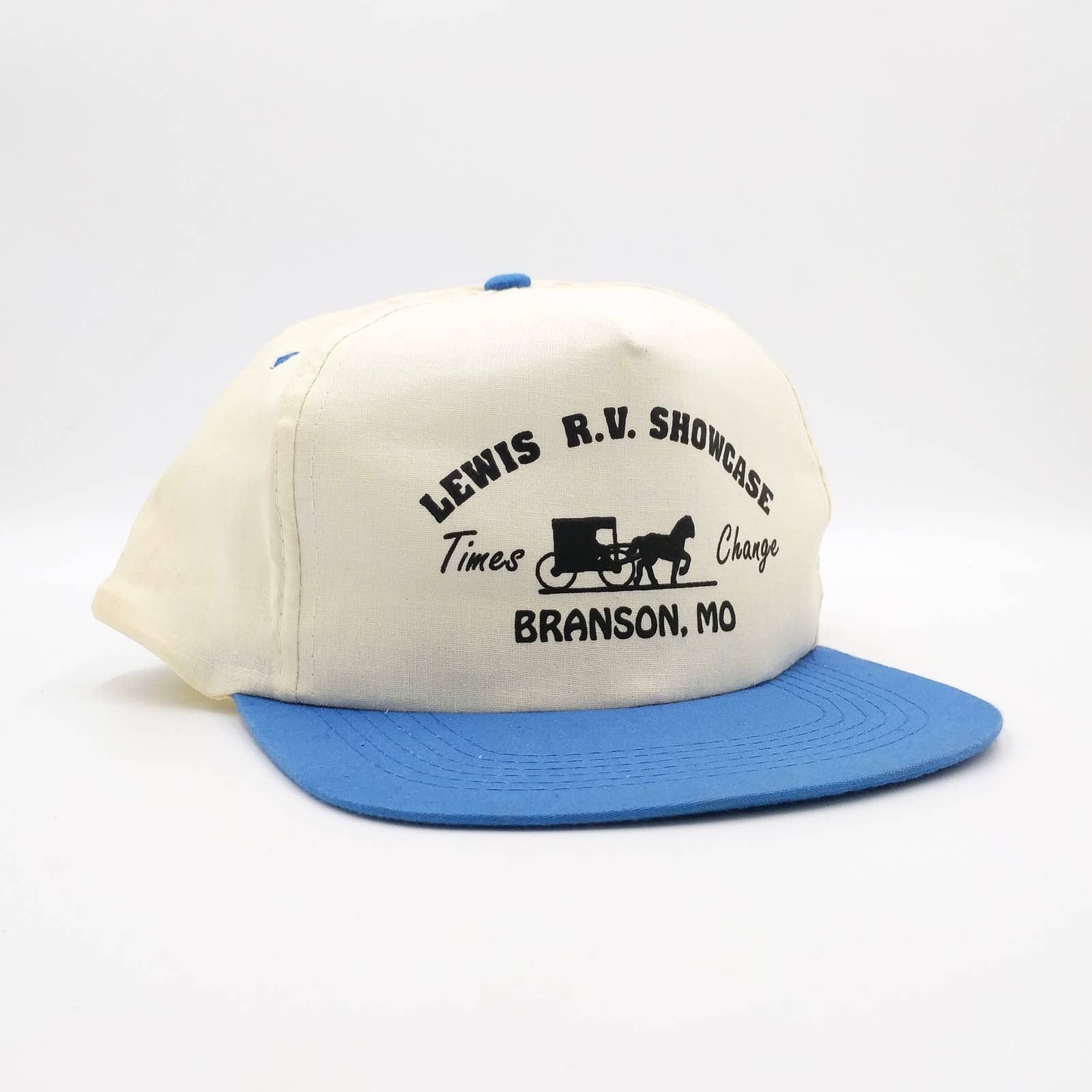 Vintage Vintage Lewis RV Showcase Snapback Trucker Hat Trailers 90s Size ONE SIZE - 1 Thumbnail