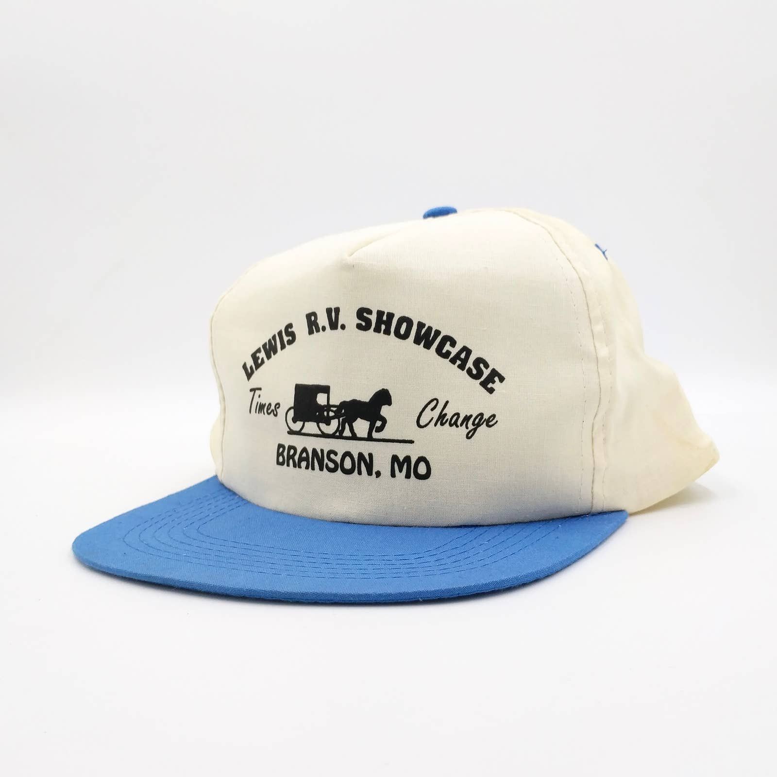 Vintage Vintage Lewis RV Showcase Snapback Trucker Hat Trailers 90s Size ONE SIZE - 3 Thumbnail