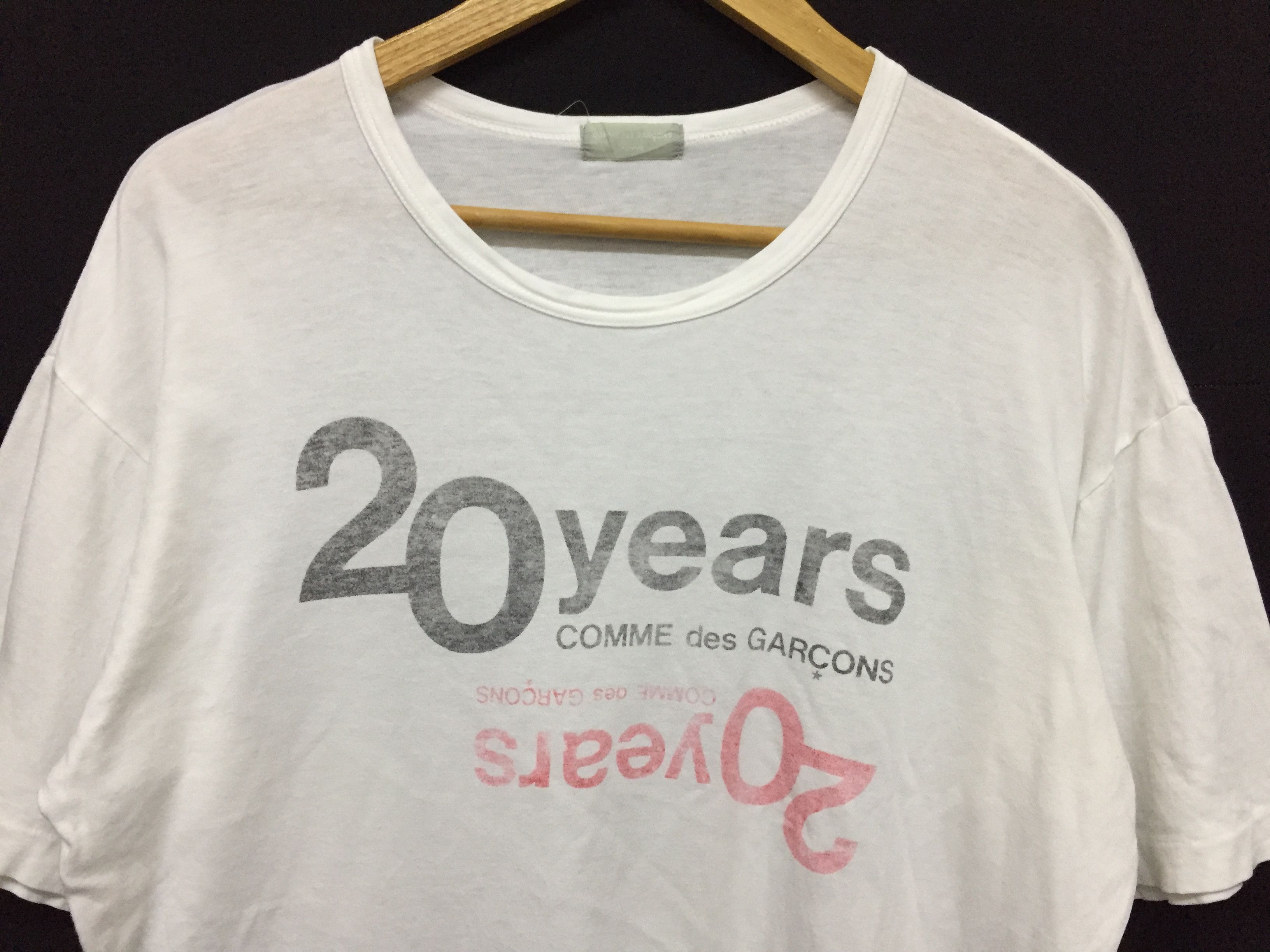 Comme des Garcons Homme 🔥1992 CDH Homme anniversary tee Size US L / EU 52-54 / 3 - 3 Thumbnail