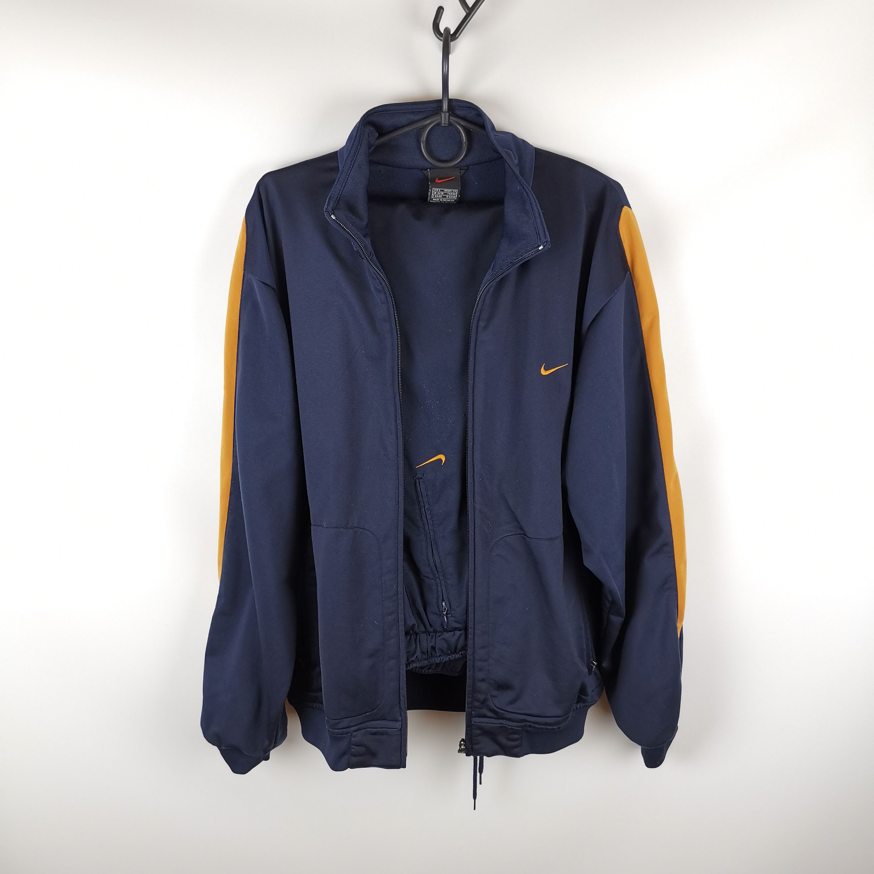 Nike Nike vintage 90s big logo swoosh blue track suit Size US S / EU 44-46 / 1 - 1 Thumbnail