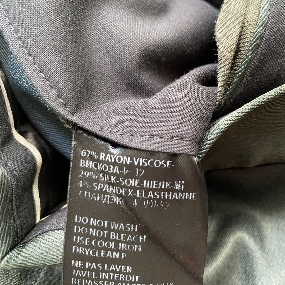 Haider Ackermann FW15 Rayon/Silk Trousers Size US 30 / EU 46 - 5 Thumbnail