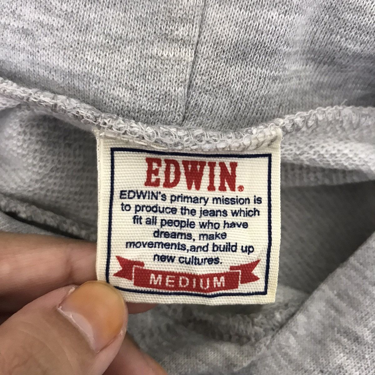 Edwin EAST St.Louis EDWIN Grey Hooded Sweater Size US M / EU 48-50 / 2 - 4 Thumbnail