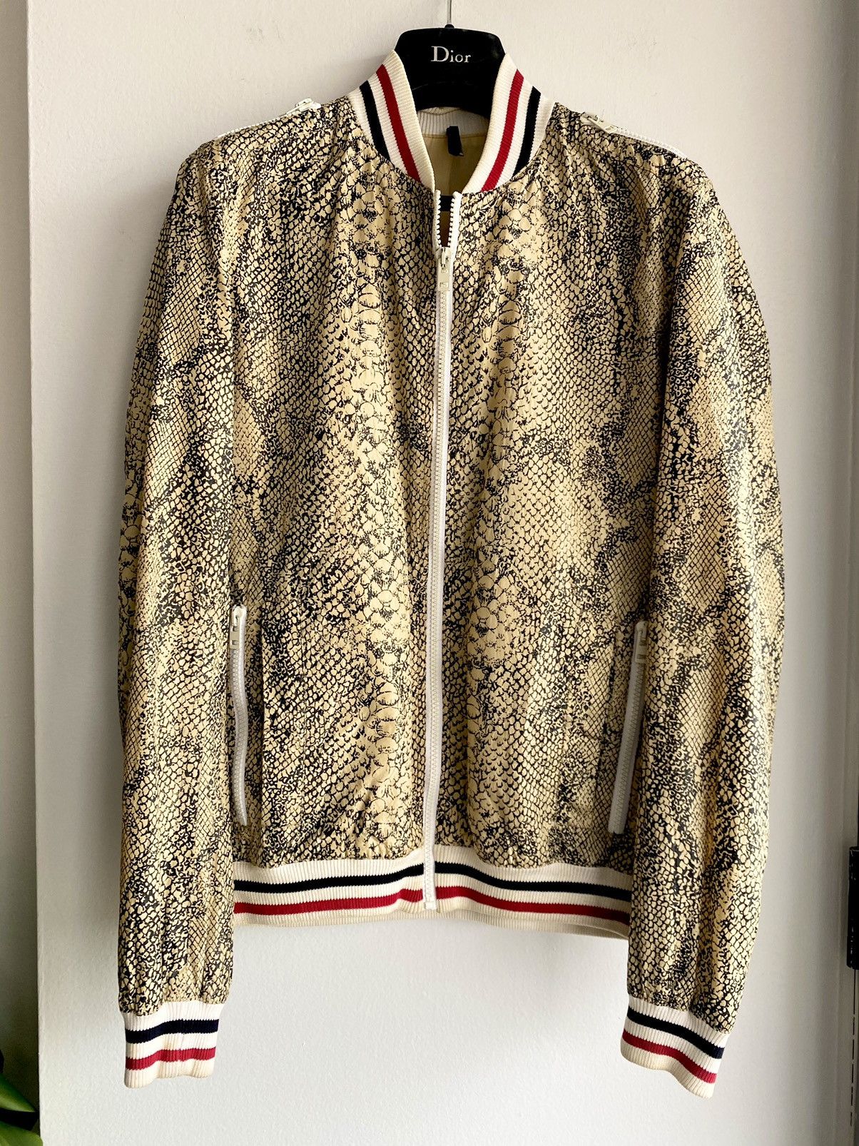 Dior × Hedi Slimane Dior Homme SS06 Runway Look #51 Python Print SILK Jacket Size US S / EU 44-46 / 1 - 12 Thumbnail