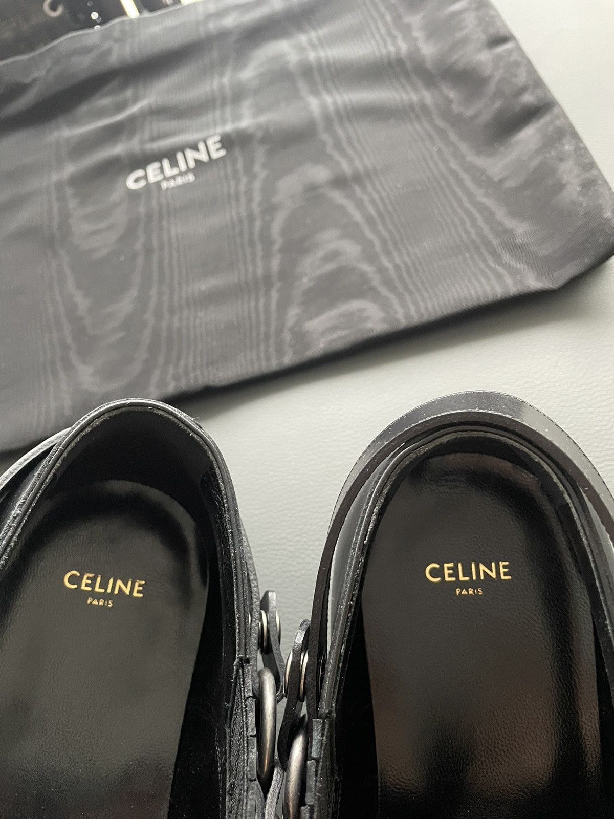 Celine × Hedi Slimane Rare Brand New Celine by Hedi Slimane Runway Boots Size US 10 / EU 43 - 16 Thumbnail