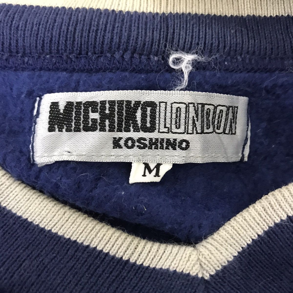 Michiko Koshino London MICHIKO LONDON KOSHINO Japanese Designer Blue Sweatshirt Size US M / EU 48-50 / 2 - 4 Thumbnail