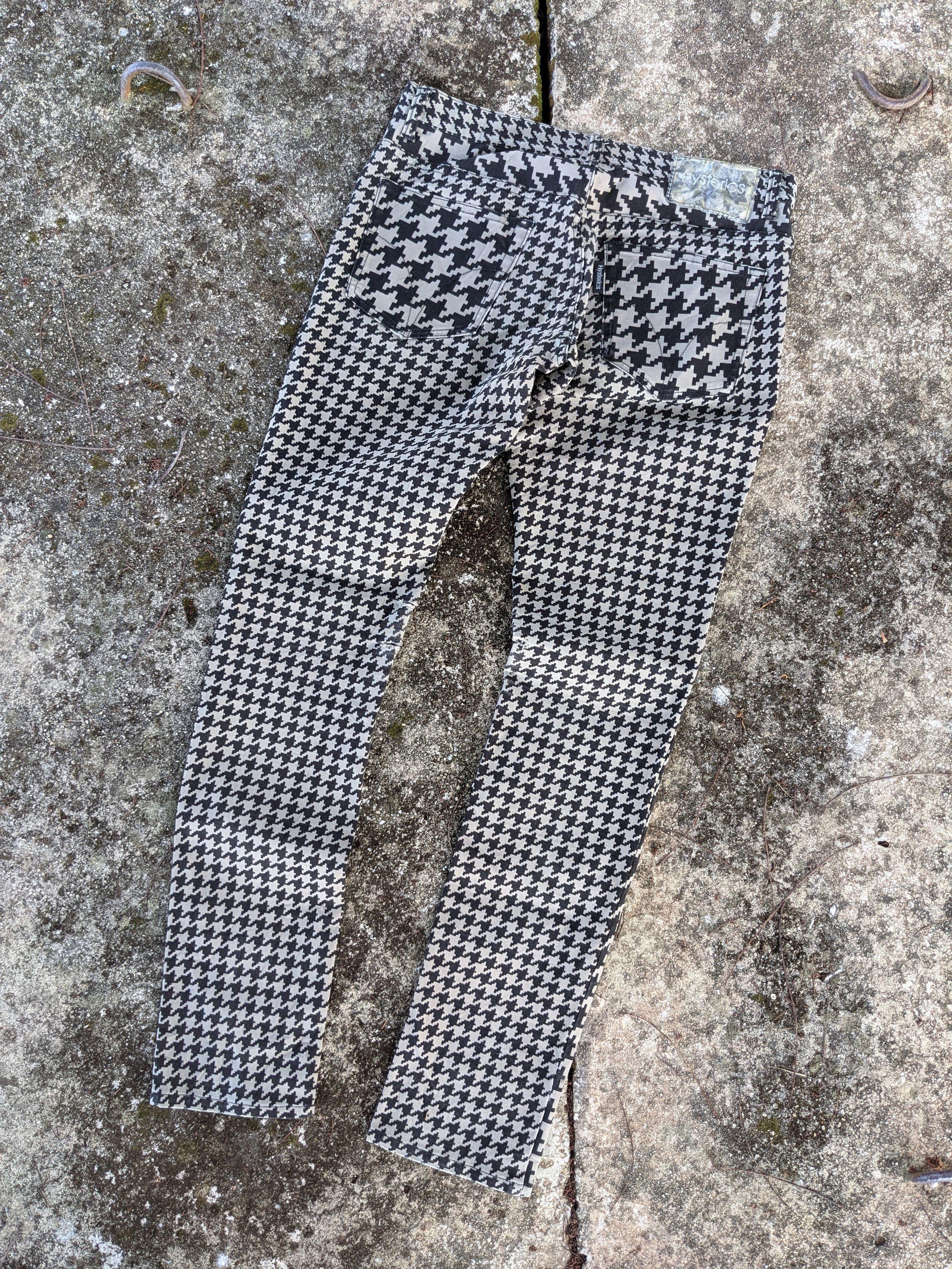 Hysteric Glamour Hysteric Glamour Houndstooth Skinny Pants Size 29" - 2 Thumbnail