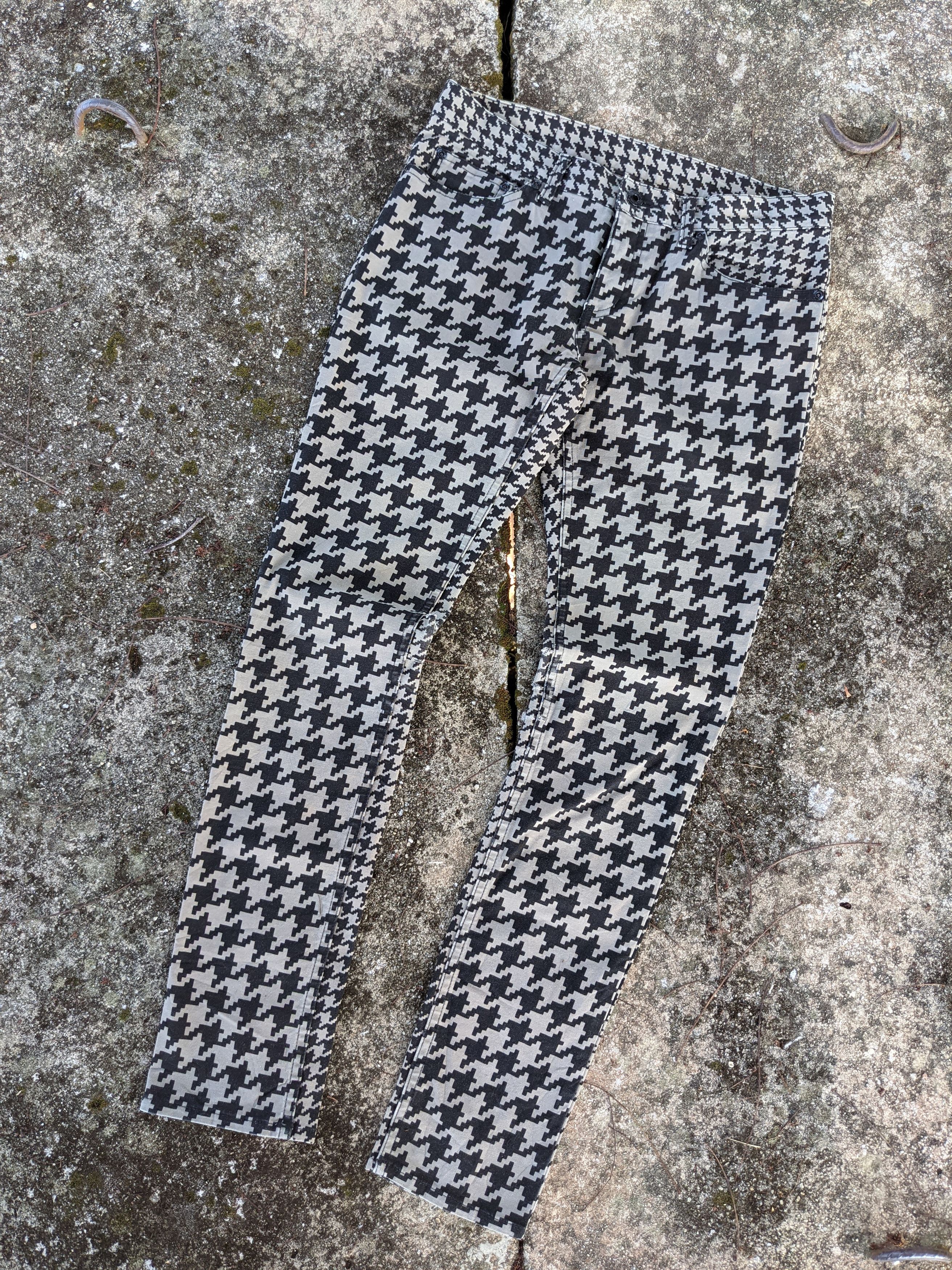 Hysteric Glamour Hysteric Glamour Houndstooth Skinny Pants Size 29" - 1 Thumbnail