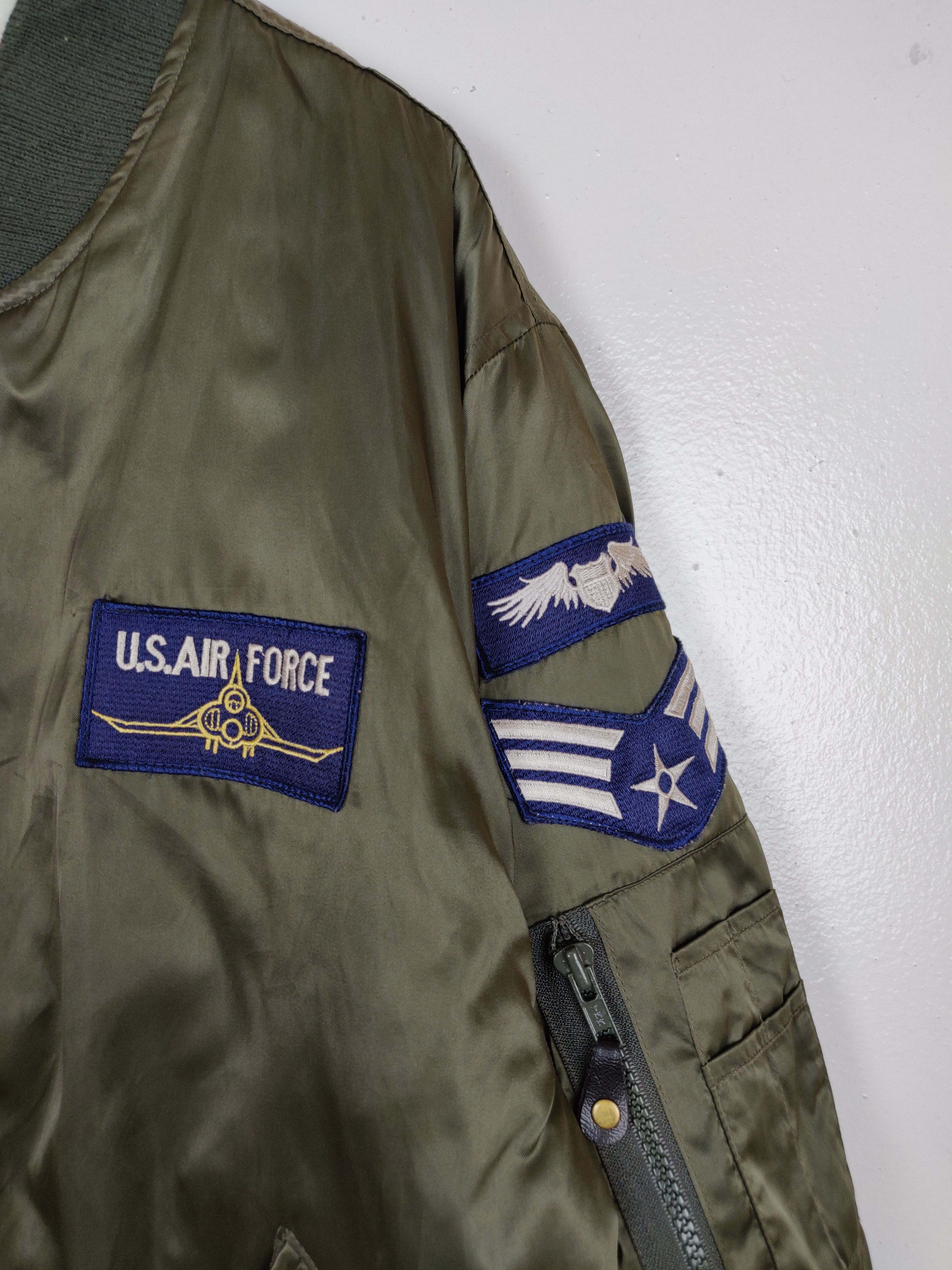 Japanese Brand Vintage Migrant Bomber Flying Jacket Casual Style Usaf Size US XL / EU 56 / 4 - 4 Thumbnail