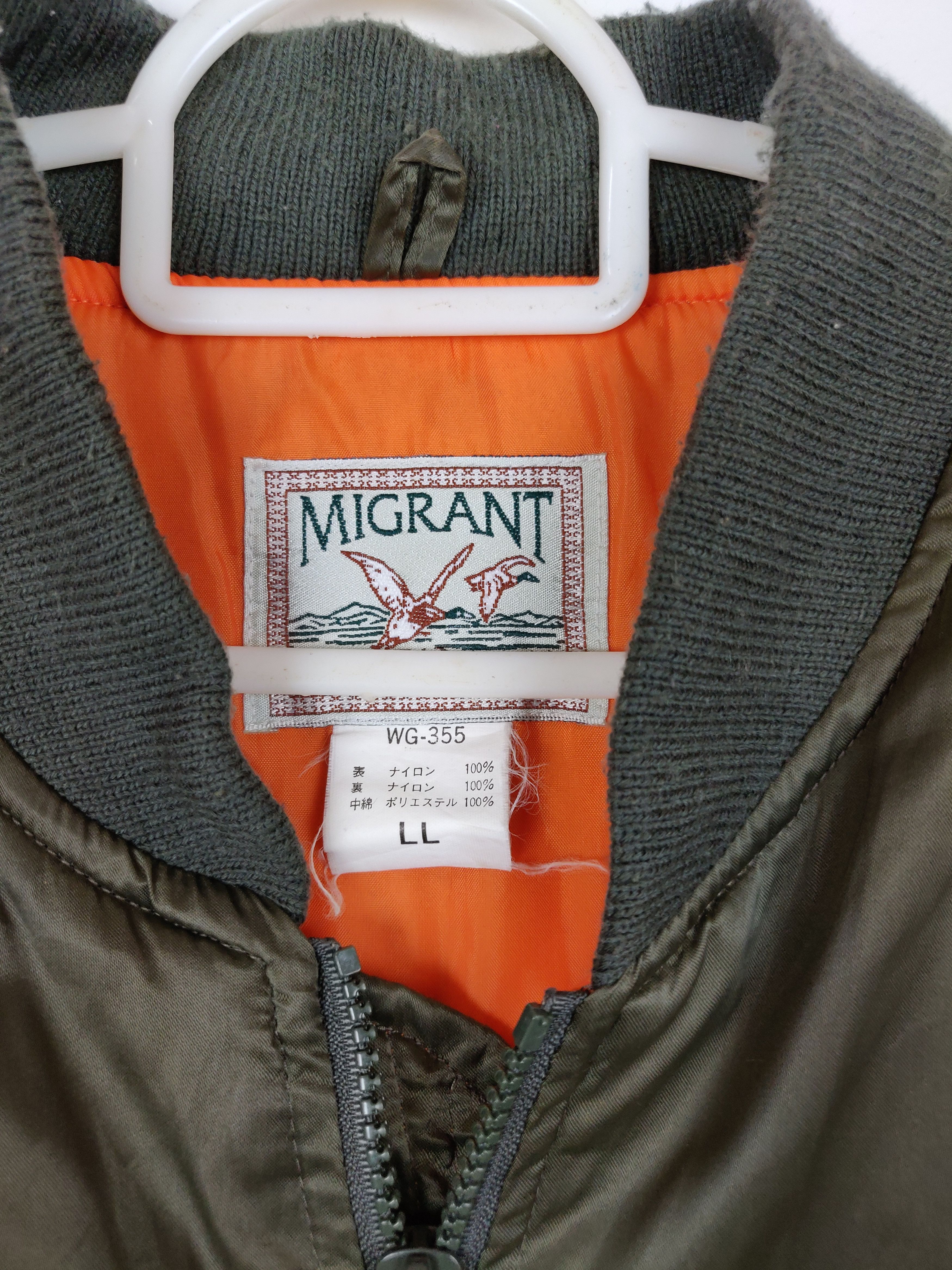 Japanese Brand Vintage Migrant Bomber Flying Jacket Casual Style Usaf Size US XL / EU 56 / 4 - 6 Thumbnail