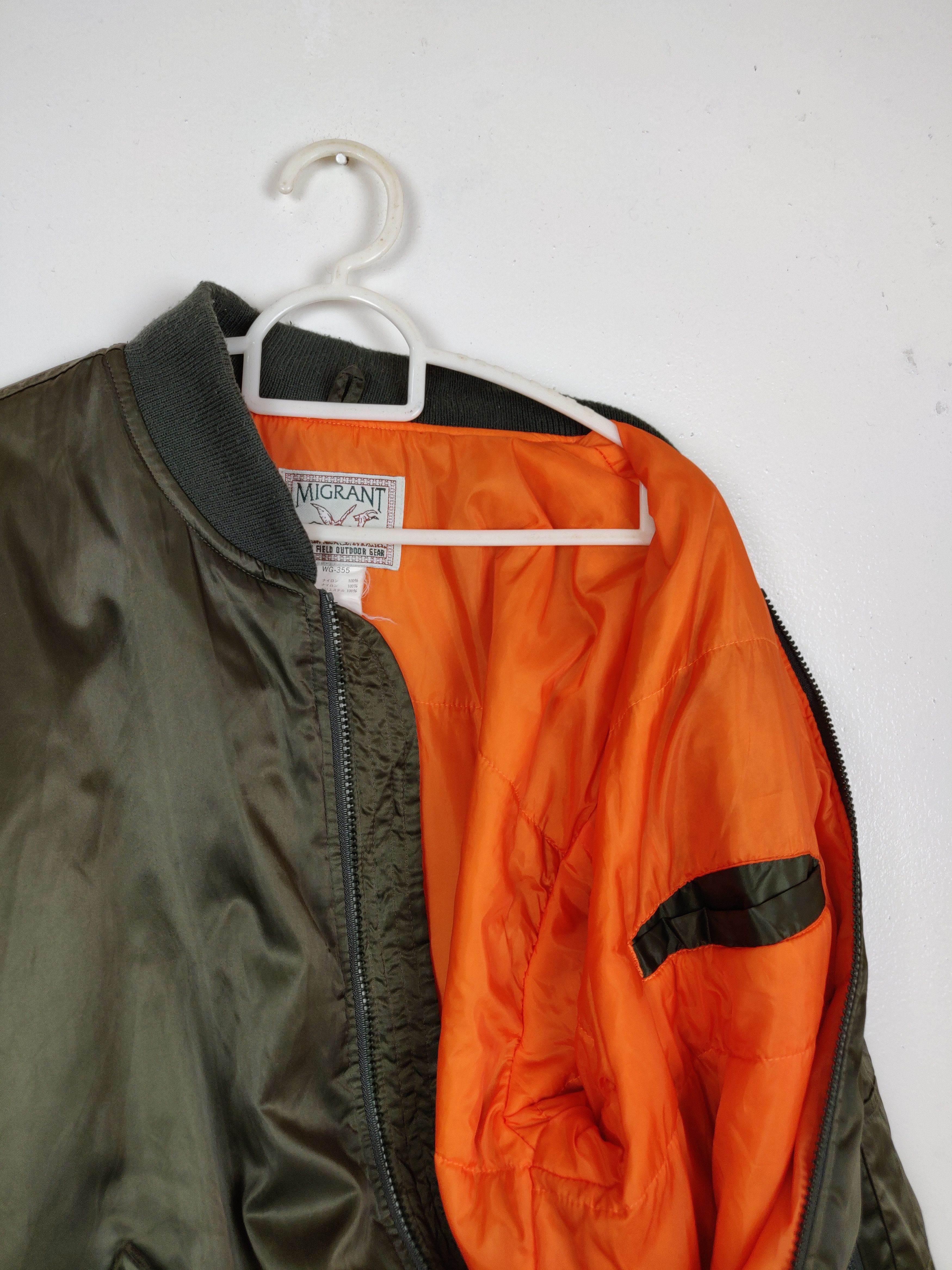 Japanese Brand Vintage Migrant Bomber Flying Jacket Casual Style Usaf Size US XL / EU 56 / 4 - 7 Thumbnail