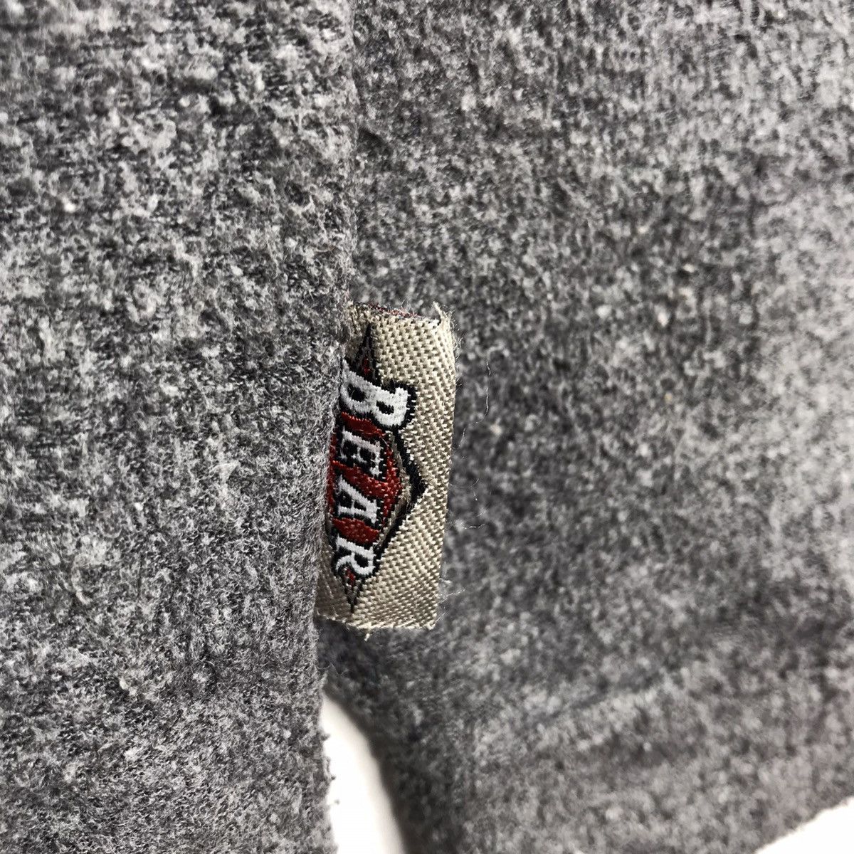 Vintage Vintage BEAR SURF BOARD Fleece Grey Sweatshirt Size US L / EU 52-54 / 3 - 4 Thumbnail