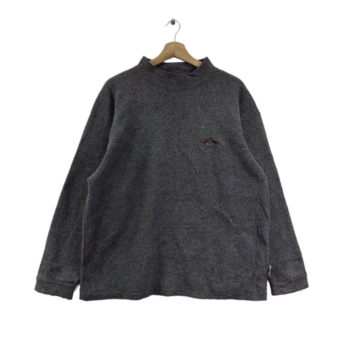 Vintage Vintage BEAR SURF BOARD Fleece Grey Sweatshirt Size US L / EU 52-54 / 3 - 1 Thumbnail