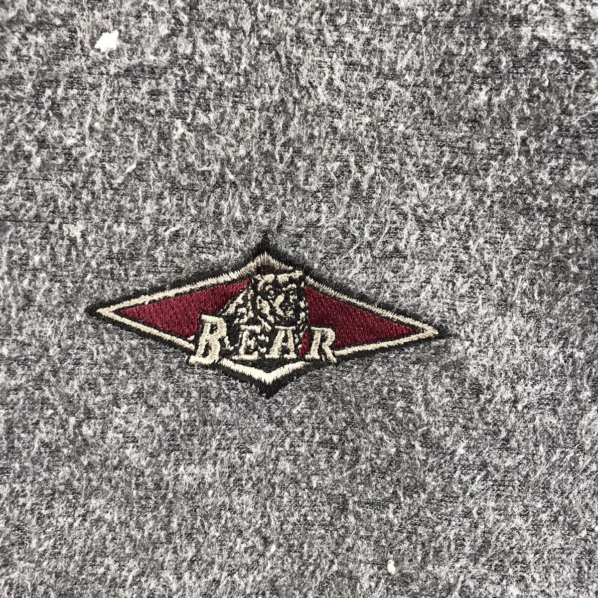 Vintage Vintage BEAR SURF BOARD Fleece Grey Sweatshirt Size US L / EU 52-54 / 3 - 3 Thumbnail