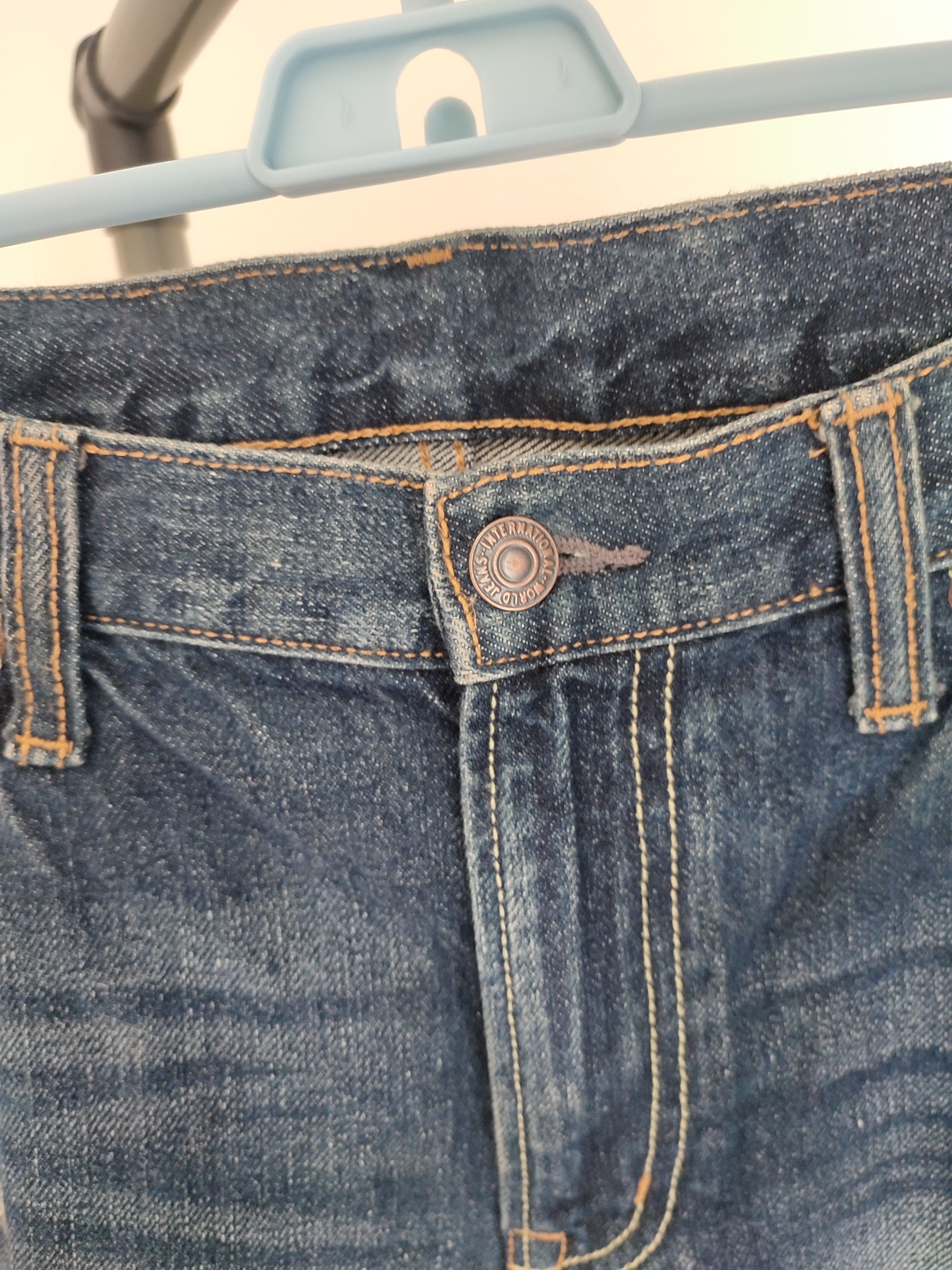If Six Was Nine × Japanese Brand × Uniqlo 💥90s💥 Vintage Uniqlo Distressed Denim Size US 35 - 10 Thumbnail