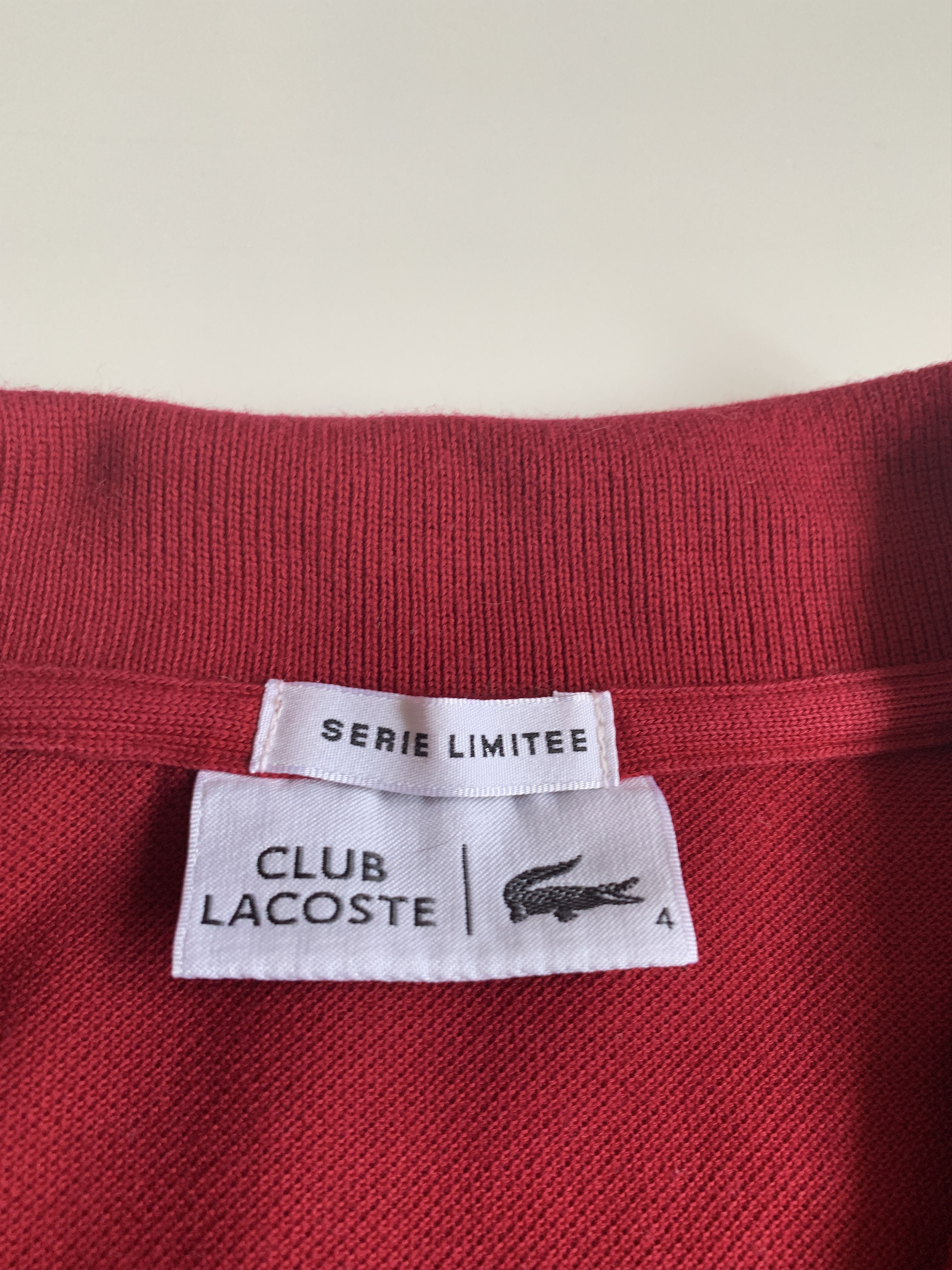Lacoste Club Lacoste Serie Limitee Men's Polo T-shirt Size US M / EU 48-50 / 2 - 4 Thumbnail