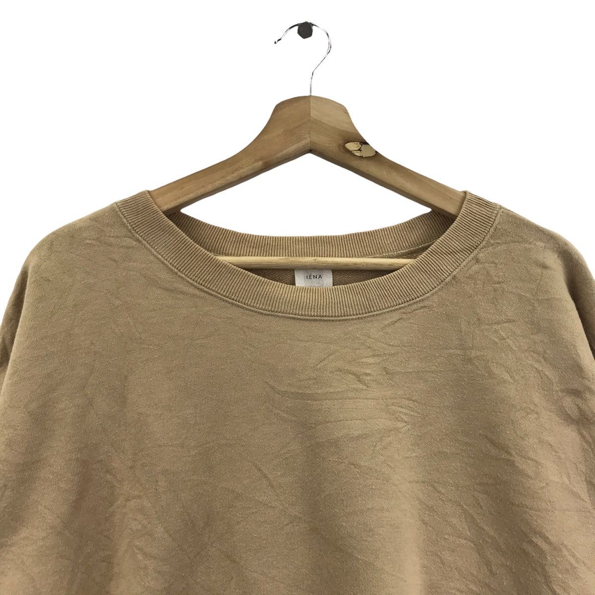 Vintage IENA Japanese Brand Plain Brown Pullover Sweatshirt Size US XXL / EU 58 / 5 - 2 Thumbnail