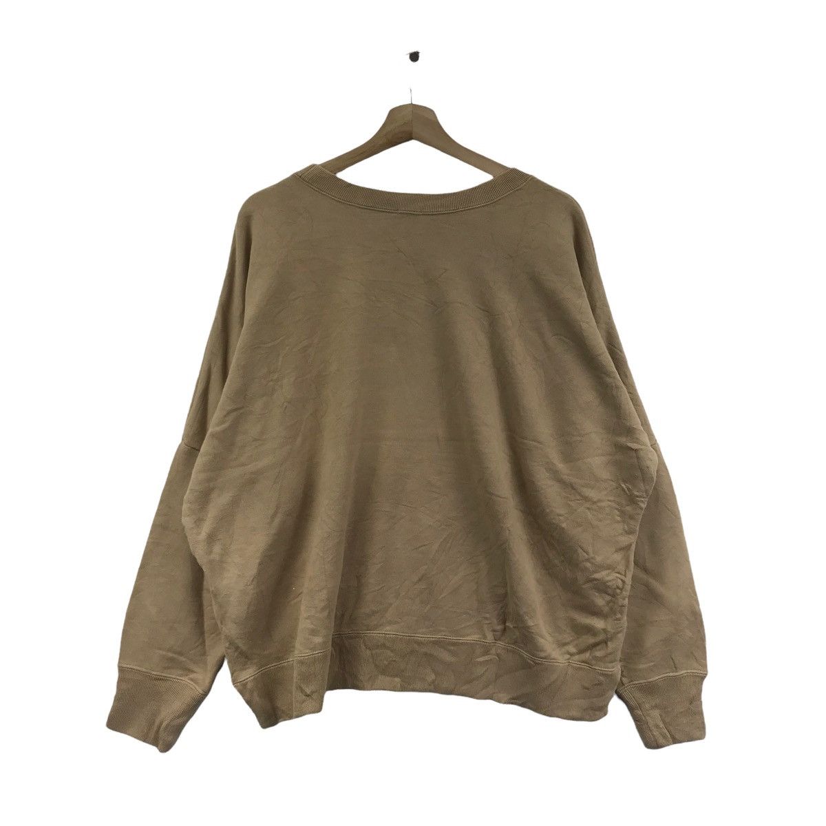 Vintage IENA Japanese Brand Plain Brown Pullover Sweatshirt Size US XXL / EU 58 / 5 - 7 Thumbnail