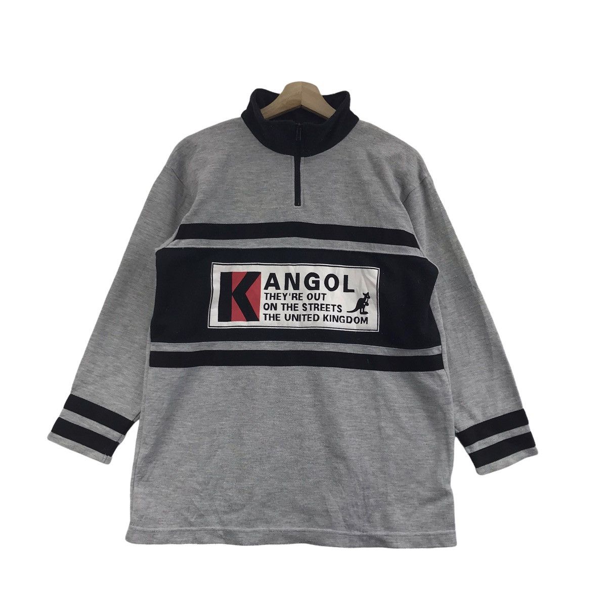 Kangol KANGOL SPORT Big Print Streetwear Hip Hop Rap Sweatshirt Size US M / EU 48-50 / 2 - 1 Thumbnail