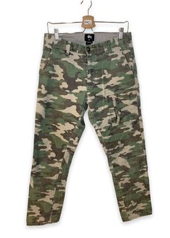 Vintage Stussy Pants Camo | Grailed