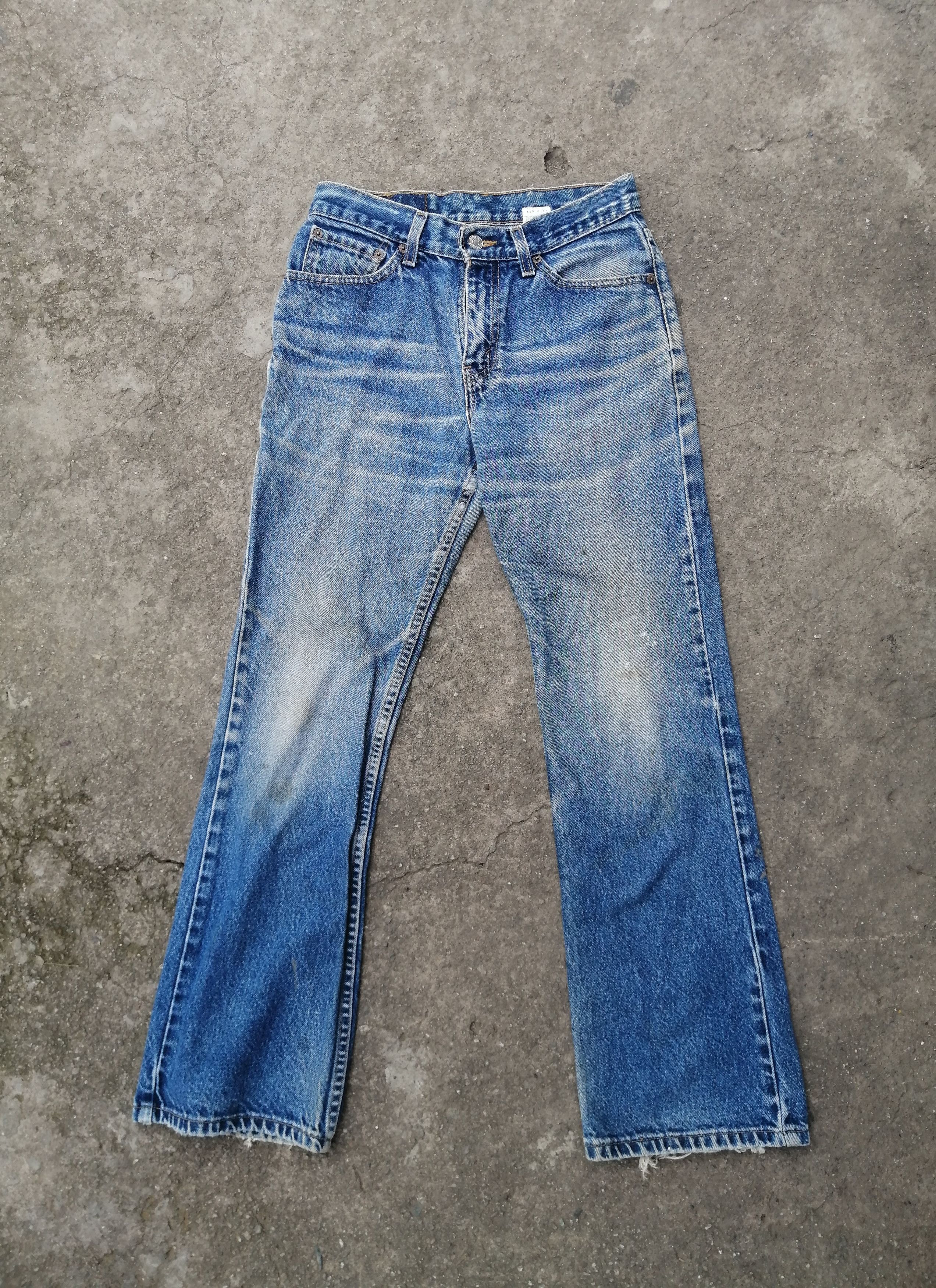image of Vintage Levis 517 Jeans in Blue, Men's (Size 27)