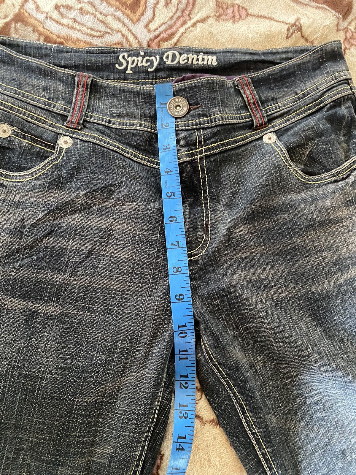 Japanese Brand Retro Spicy Denim Jeans Size US 34 / EU 50 - 14 Thumbnail