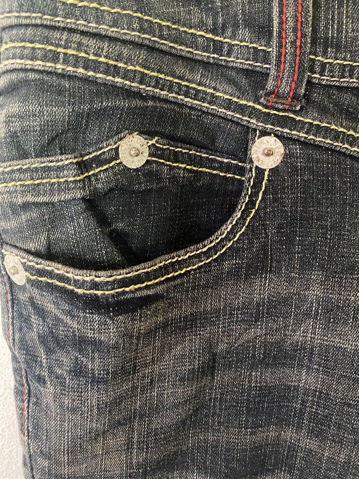 Japanese Brand Retro Spicy Denim Jeans Size US 34 / EU 50 - 4 Thumbnail