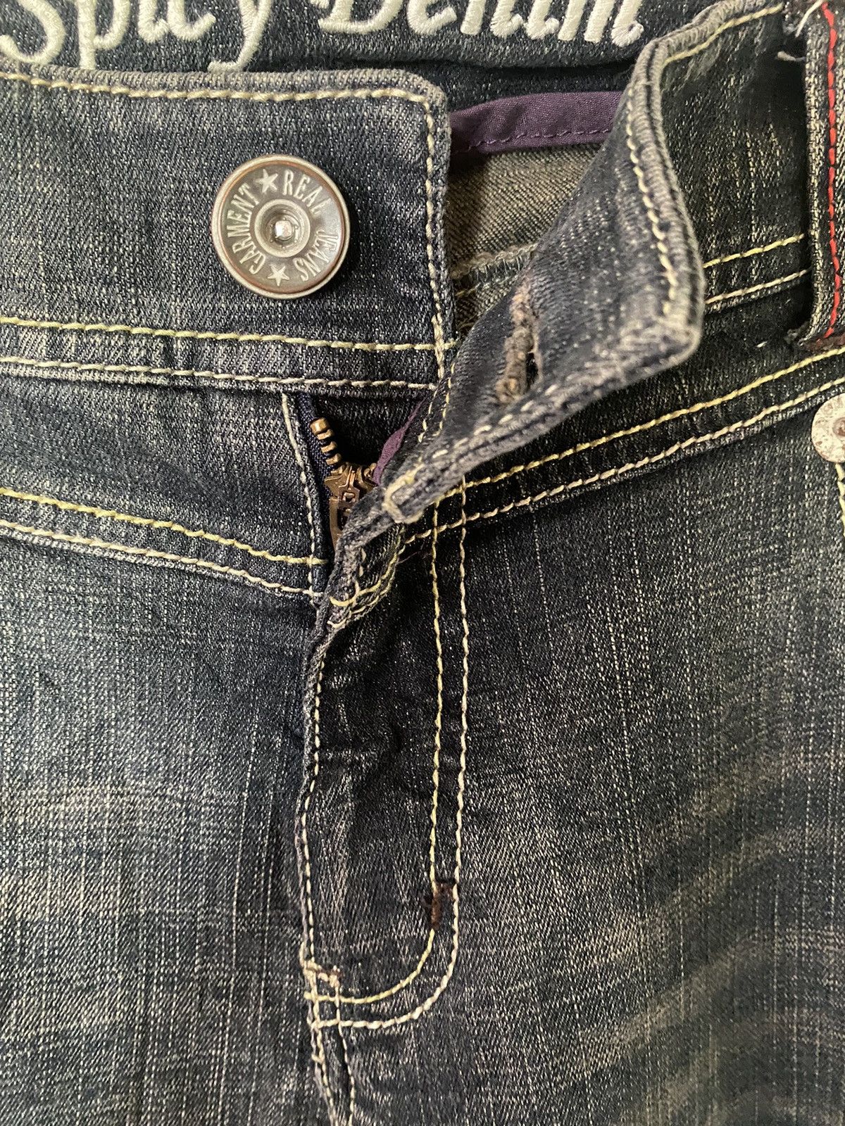 Japanese Brand Retro Spicy Denim Jeans Size US 34 / EU 50 - 6 Thumbnail