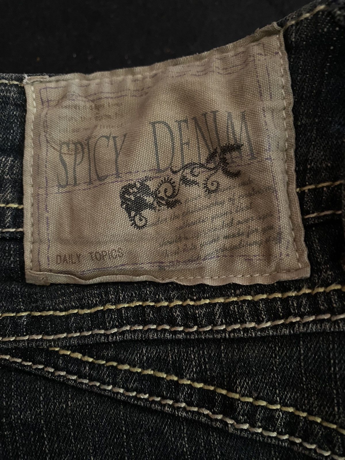 Japanese Brand Retro Spicy Denim Jeans Size US 34 / EU 50 - 10 Thumbnail