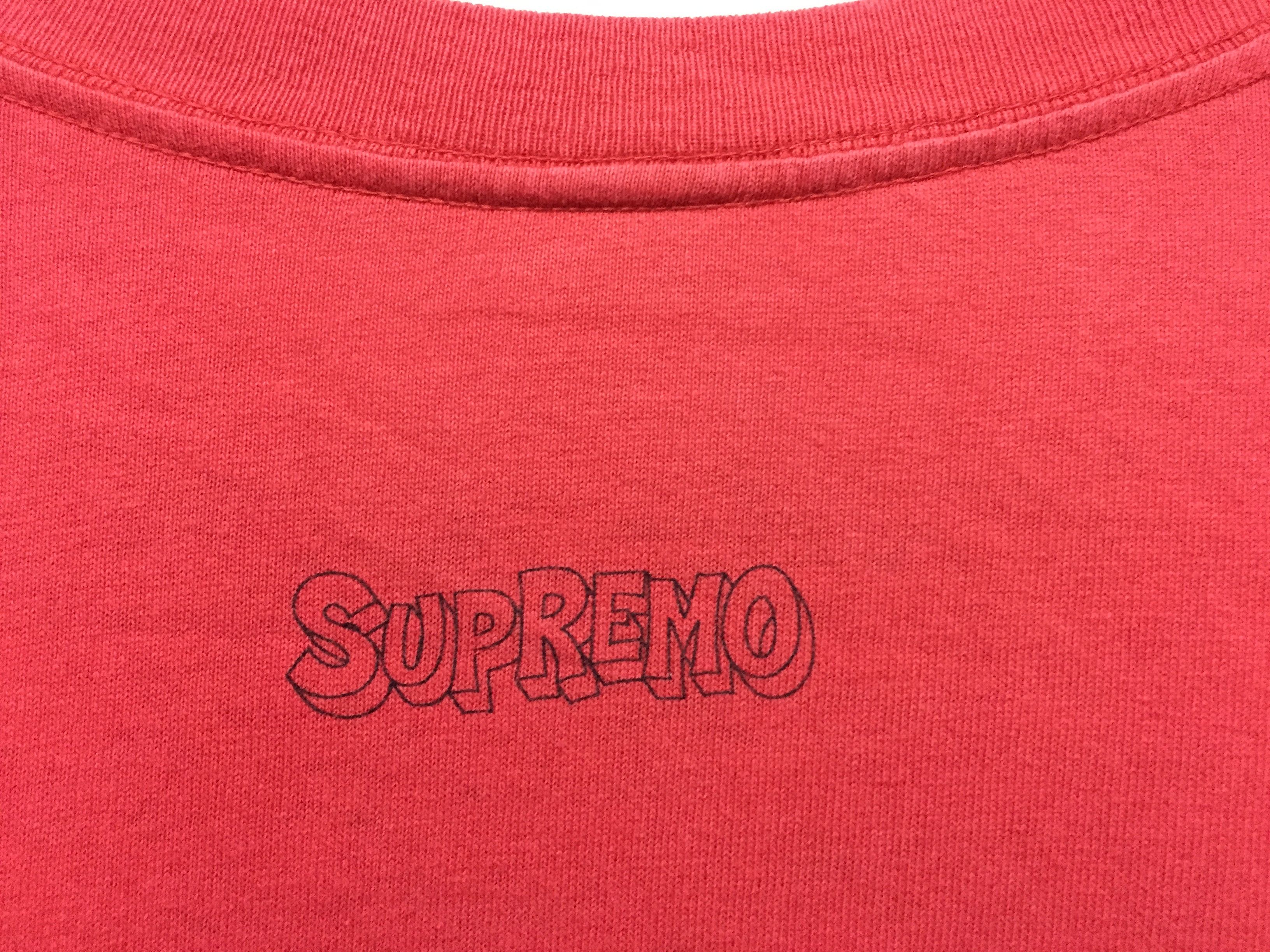 Supreme 2001 Supreme Te Cojo Te Mojo Red Spanish Supremo OG Size US L / EU 52-54 / 3 - 6 Thumbnail