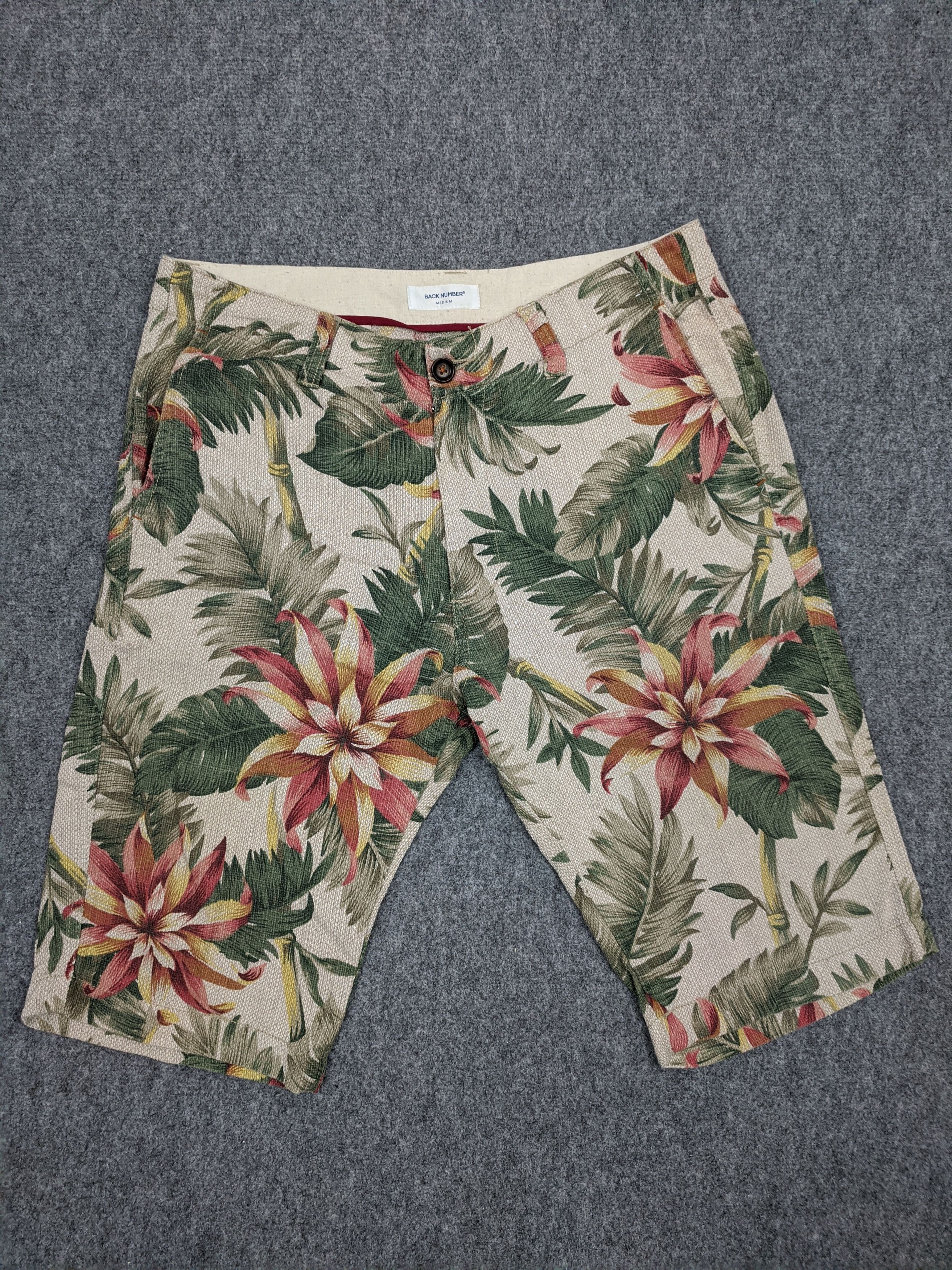 Vintage Back Number Short Pant Floral
