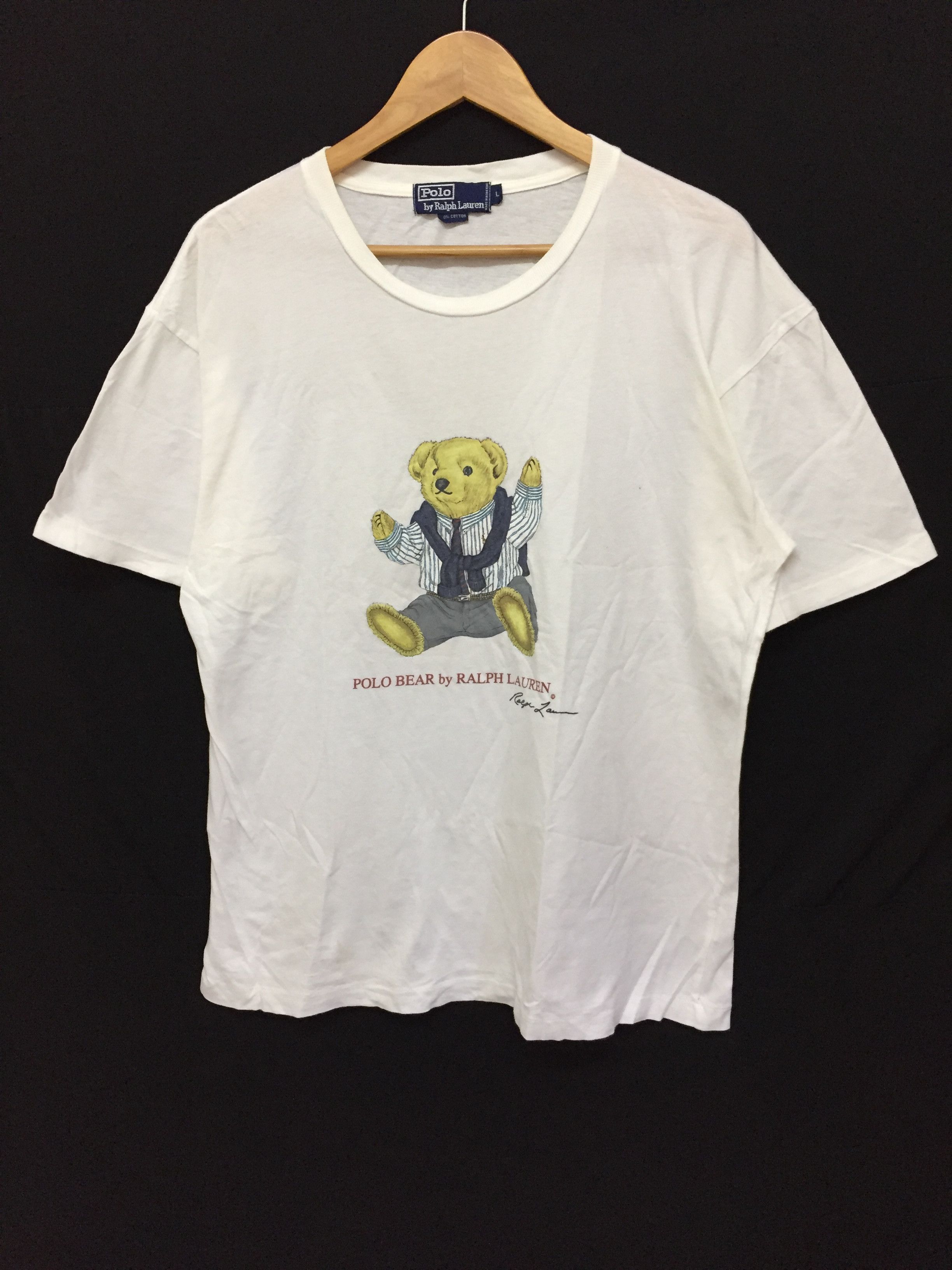 Polo Ralph Lauren 1980's Polo Bear Ralph Lauren Made Hong Kong Size US L / EU 52-54 / 3 - 1 Thumbnail