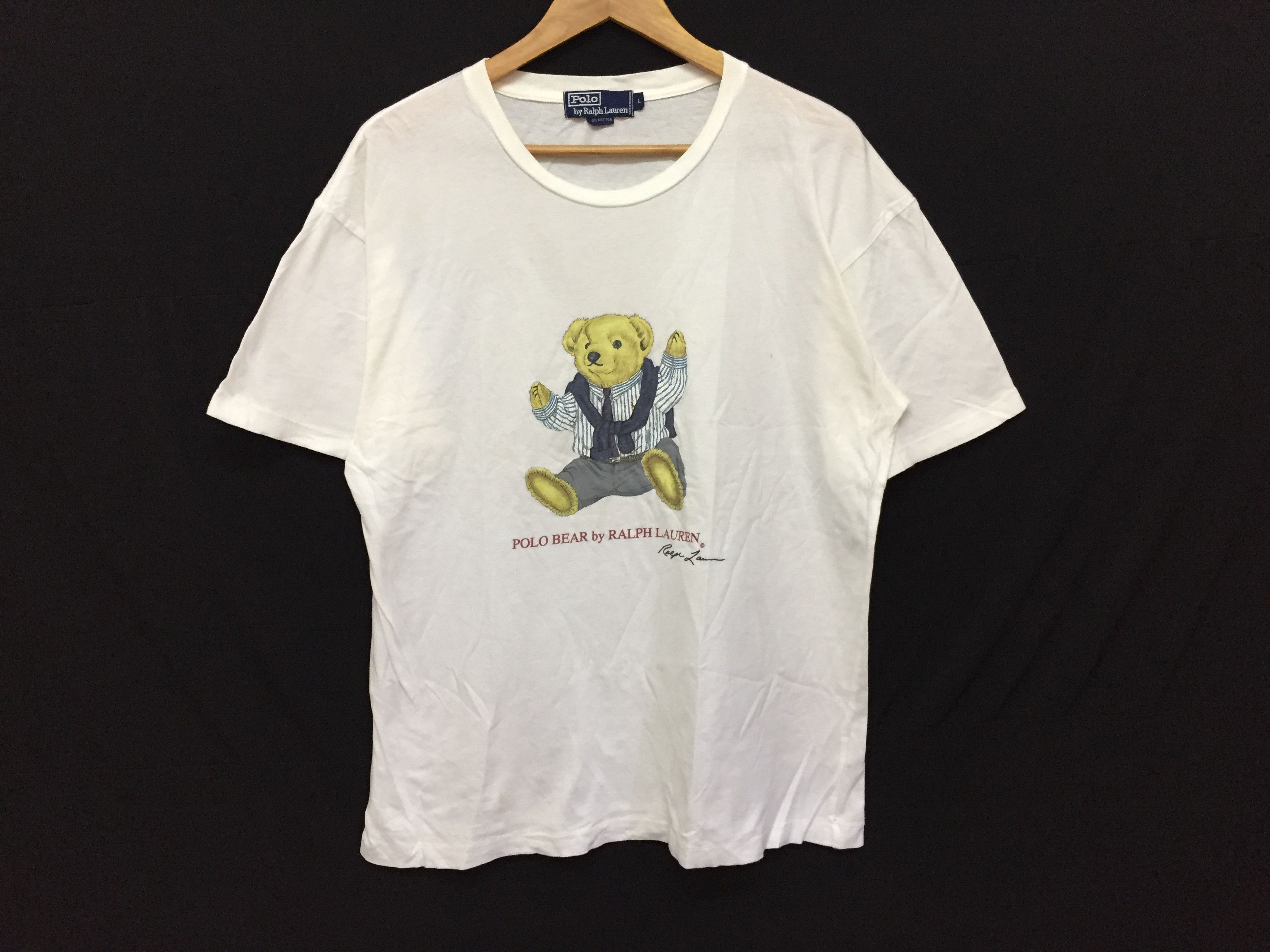 Polo Ralph Lauren 1980's Polo Bear Ralph Lauren Made Hong Kong Size US L / EU 52-54 / 3 - 2 Thumbnail