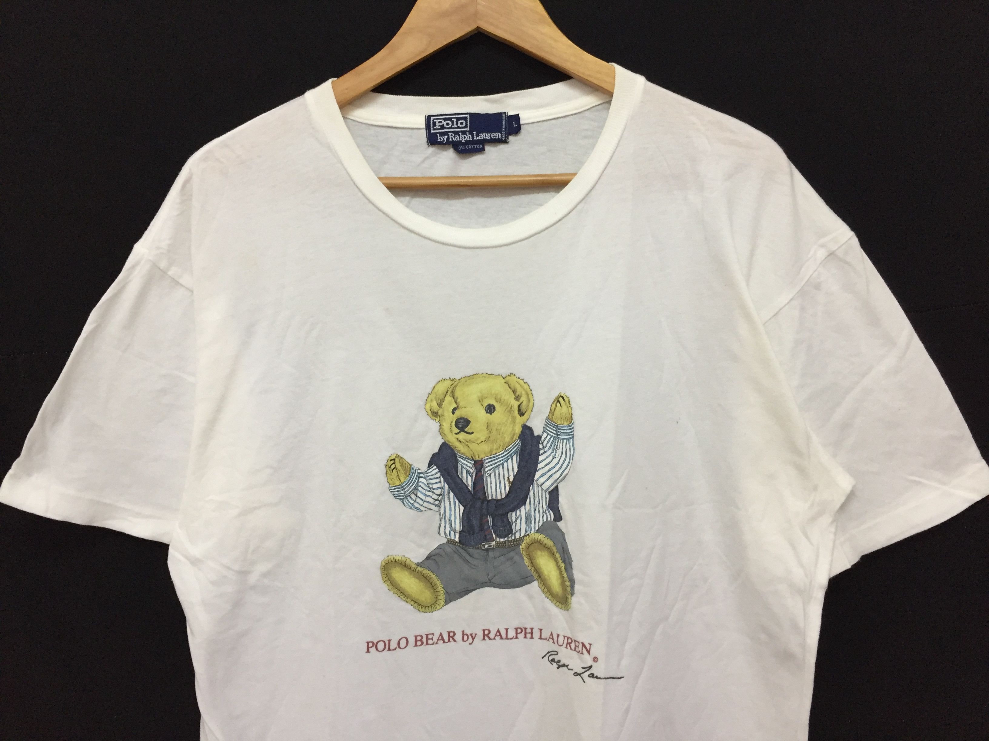 Polo Ralph Lauren 1980's Polo Bear Ralph Lauren Made Hong Kong Size US L / EU 52-54 / 3 - 3 Thumbnail