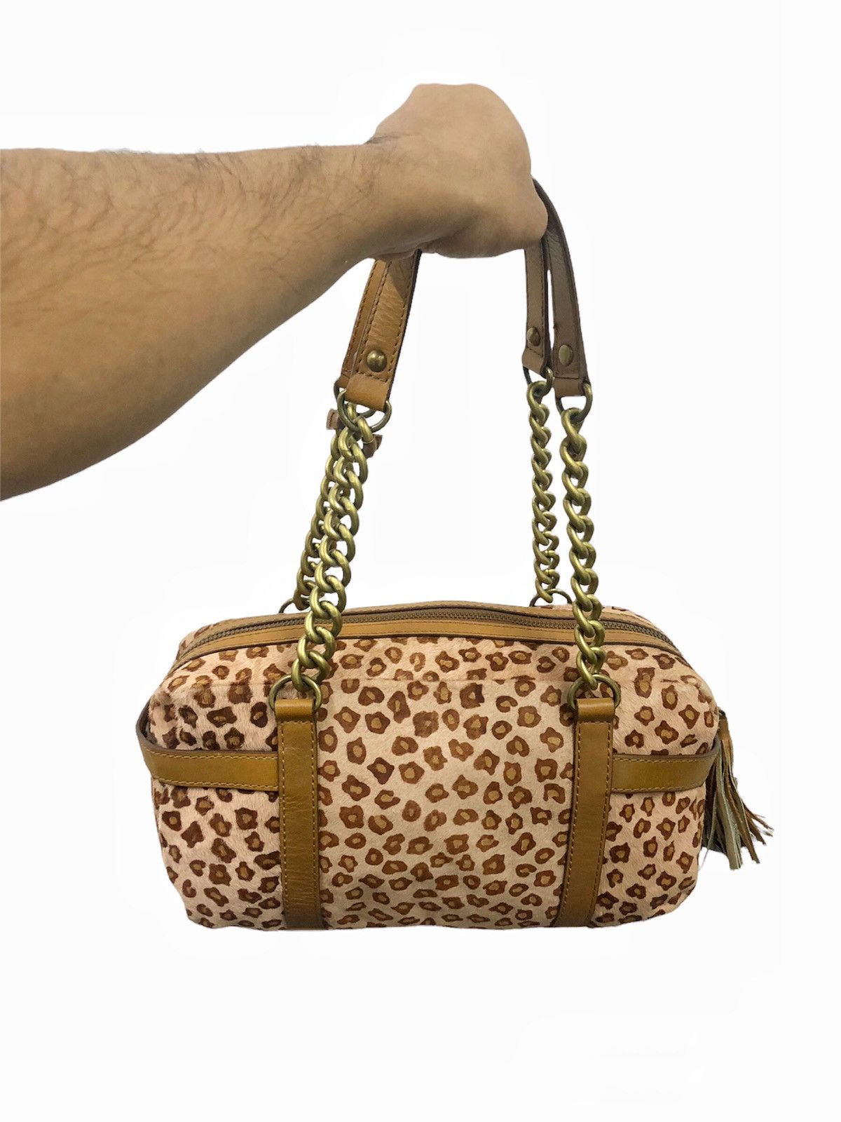 14th Addiction 00's Archive QUINTA Leopard leather custom bag Size ONE SIZE - 5 Thumbnail