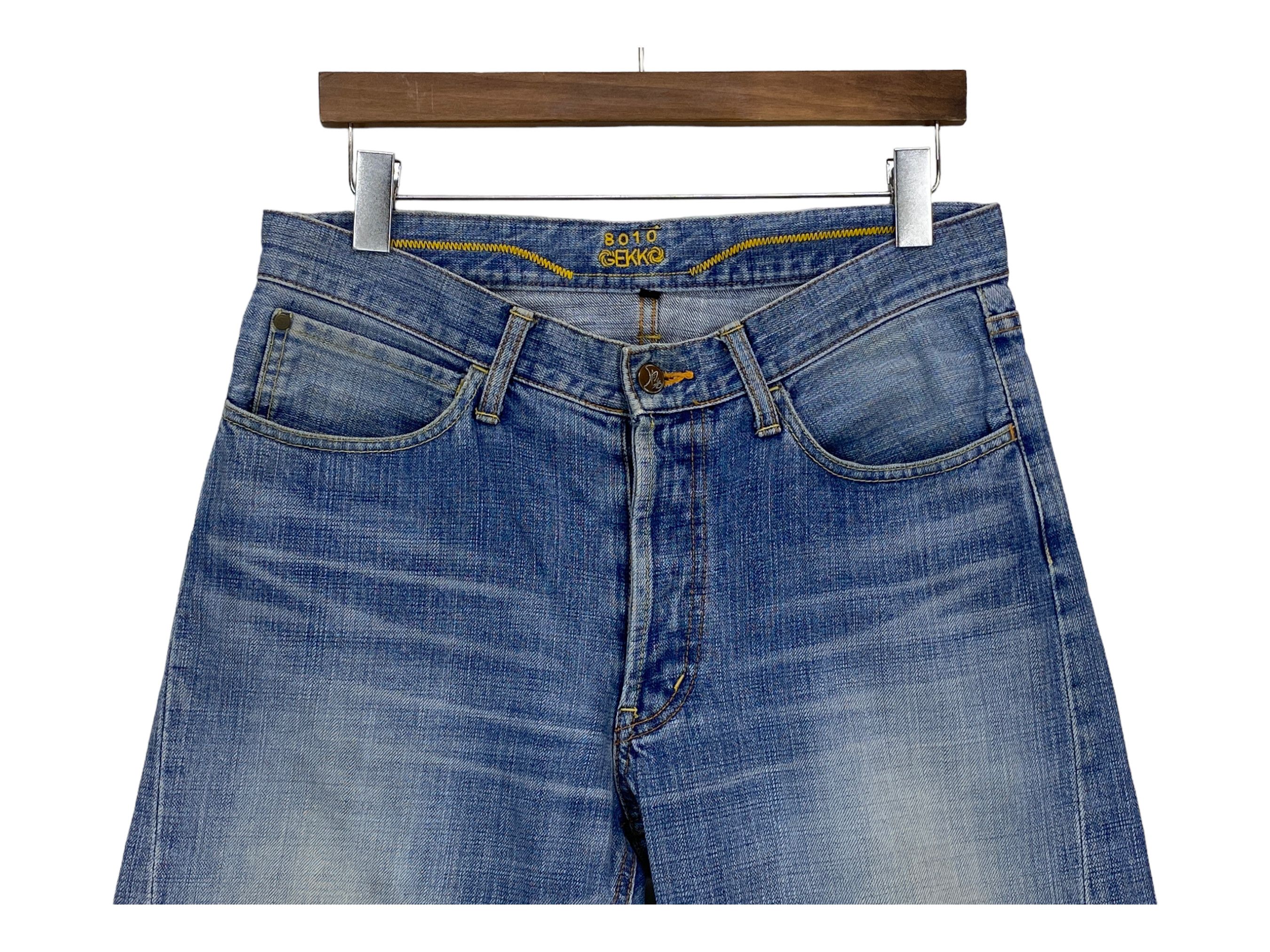 Japanese Brand Gekko Hip Hop Workwear Hickory Skateboards Jeans Pants Size US 32 / EU 48 - 3 Thumbnail