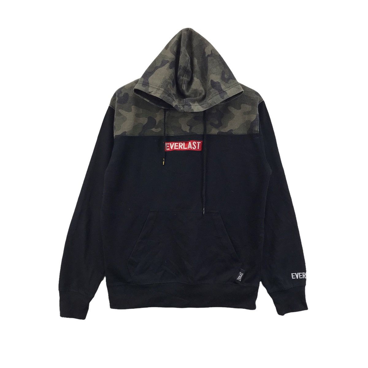 Everlast EVERLAST Box Logo Camouflage Black Hoodie Sweatshirt Boxing Size US M / EU 48-50 / 2 - 1 Thumbnail