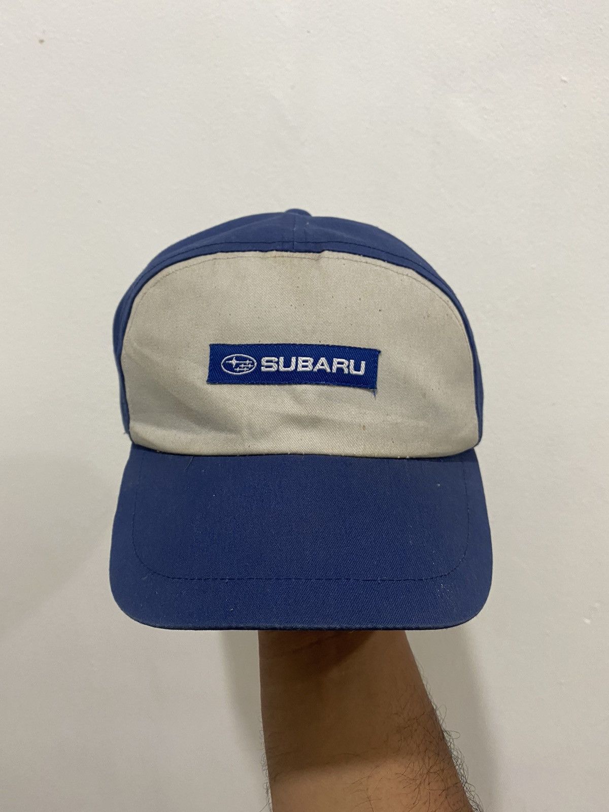 image of Racing x Vintage VTG Subaru Japan Factory Hat in Blue, Men's