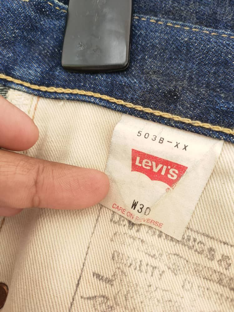 Levi's Vtg Big E Levi's 503B-XX Selvedge Jeans Size US 30 / EU 46 - 17 Thumbnail